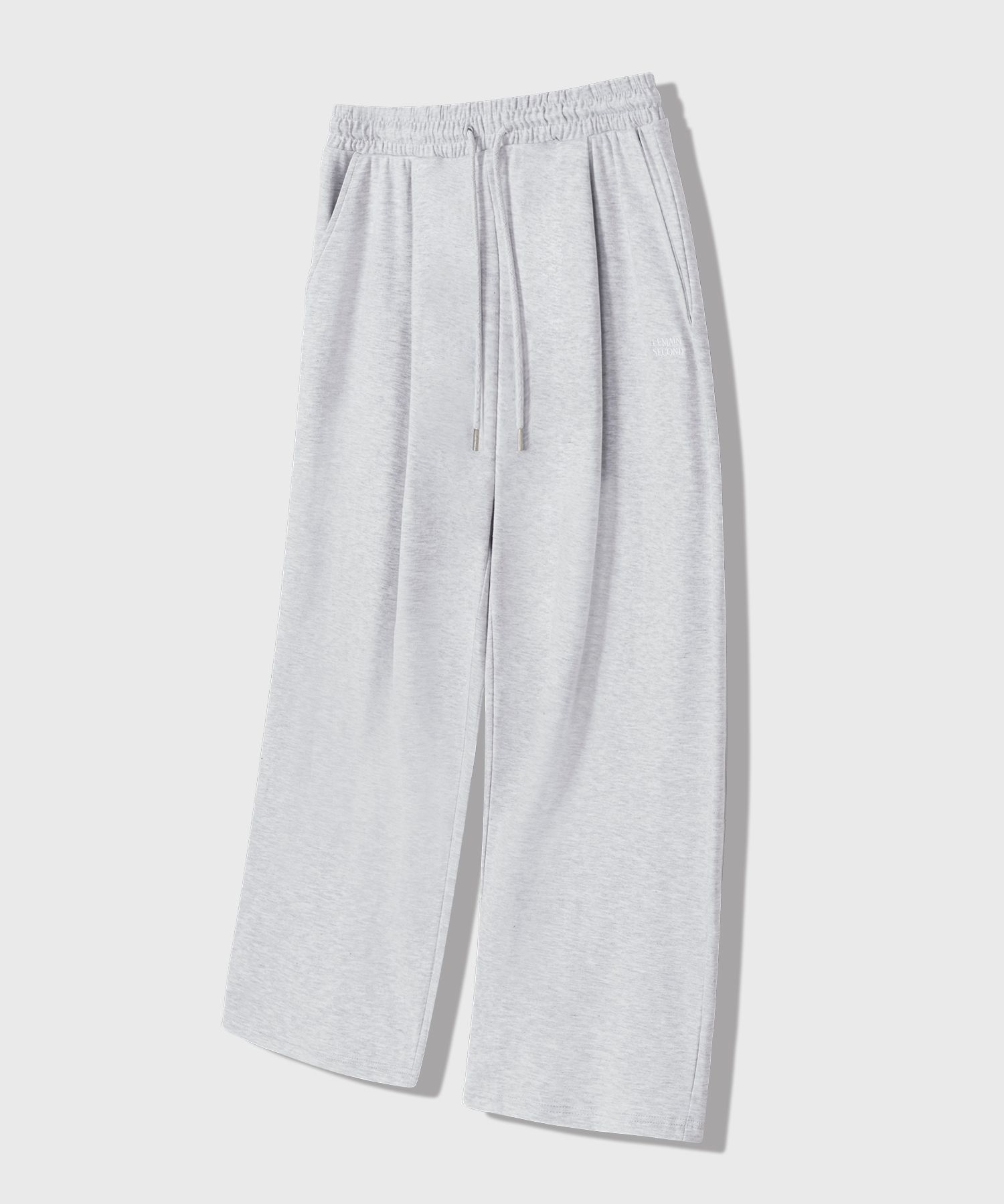 【AMBLER】 Heart Bear Pants One tuck 2-Way Wide Sweat Pants AMBLER】 Heart Bear Pants One tuck 2-Way Wide Sweat Pants