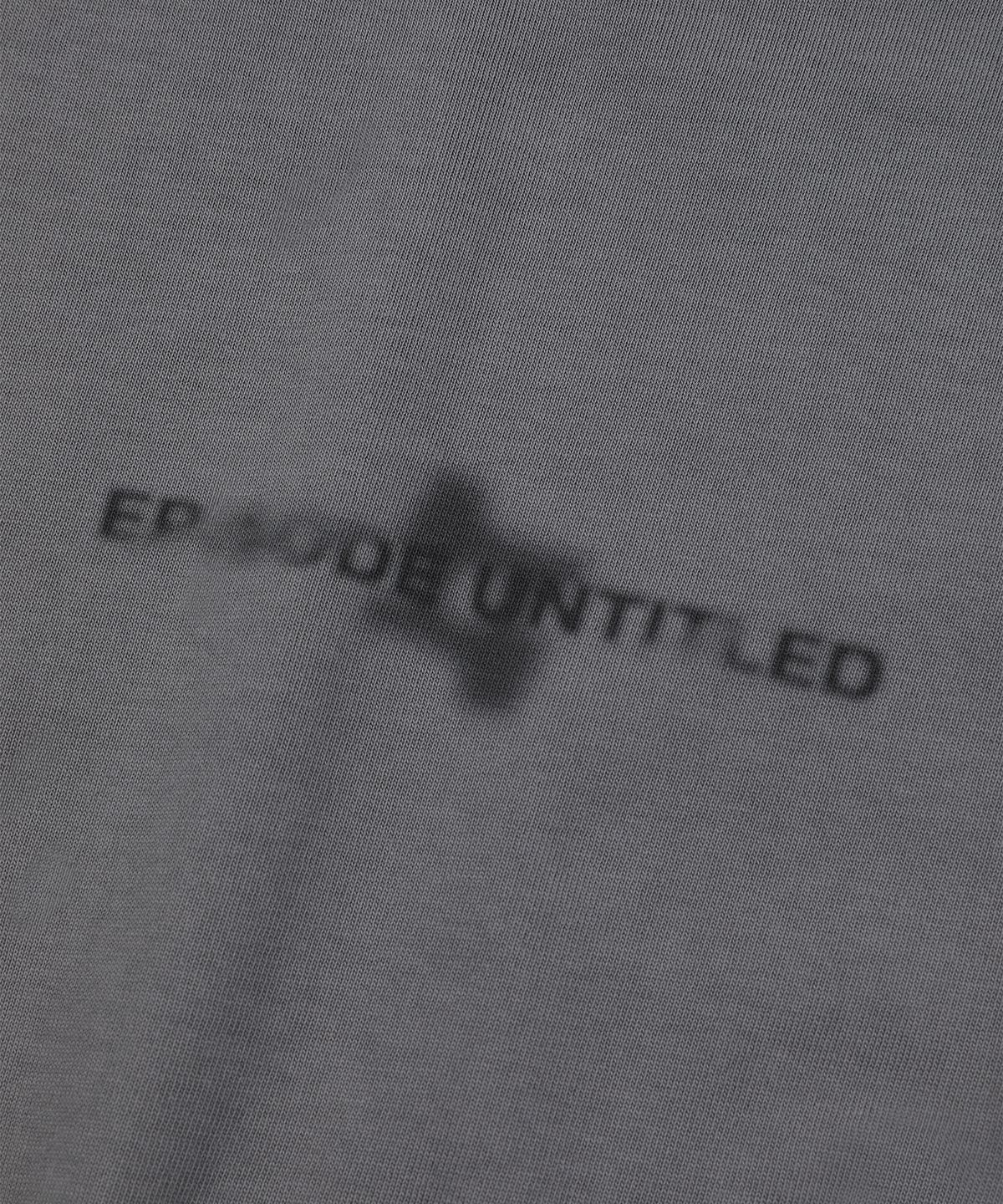에피소드 언타이틀(EPISODE UNTITLED) MATCH COLORS LOGO PRINT T-SHIRT_DARK GREY