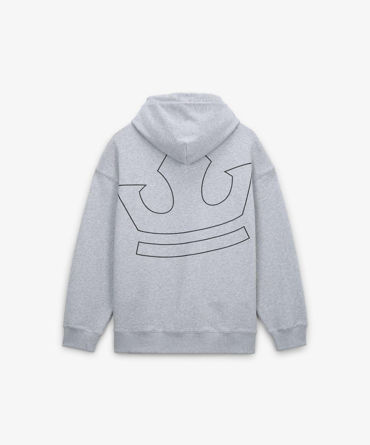 수프라(SUPRA) 크라운 메가라인 로고 후드(GREY)