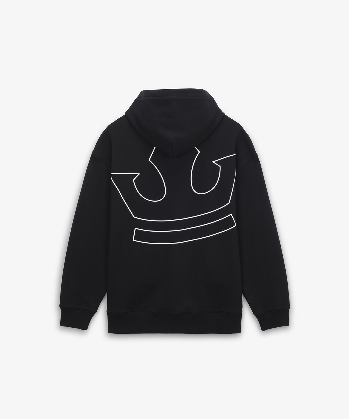 수프라(SUPRA) 크라운 메가라인 로고 후드(BLACK)