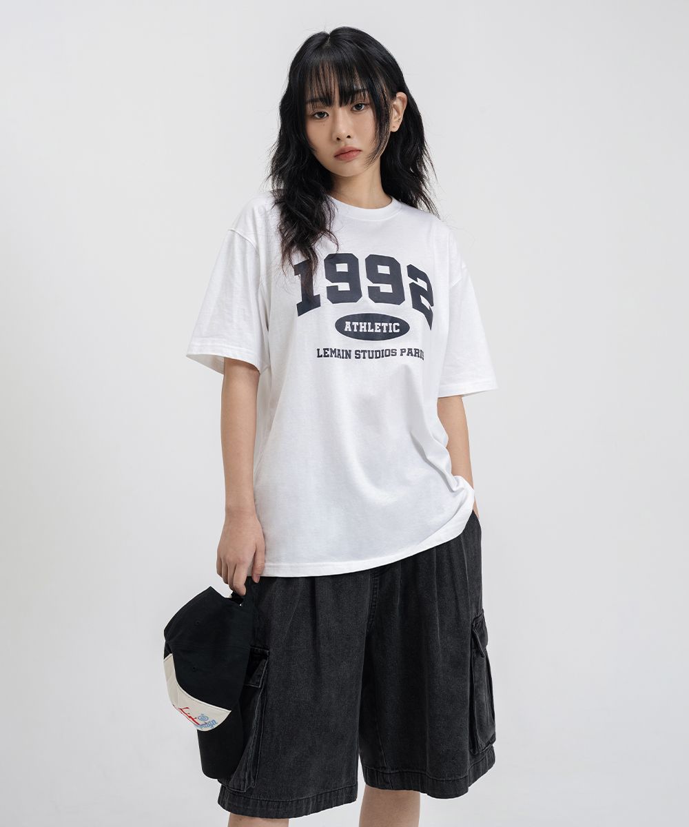 BERMUDA WIDE ONE-TUCK CARGO DENIM SHORTS [BLACK]