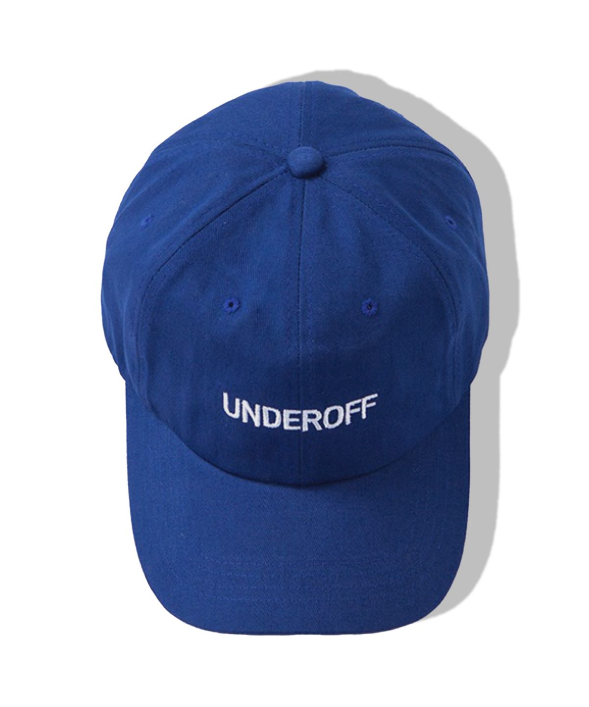 언더오프(UNDEROFF) 메인 로고 코튼 볼캡 블랙