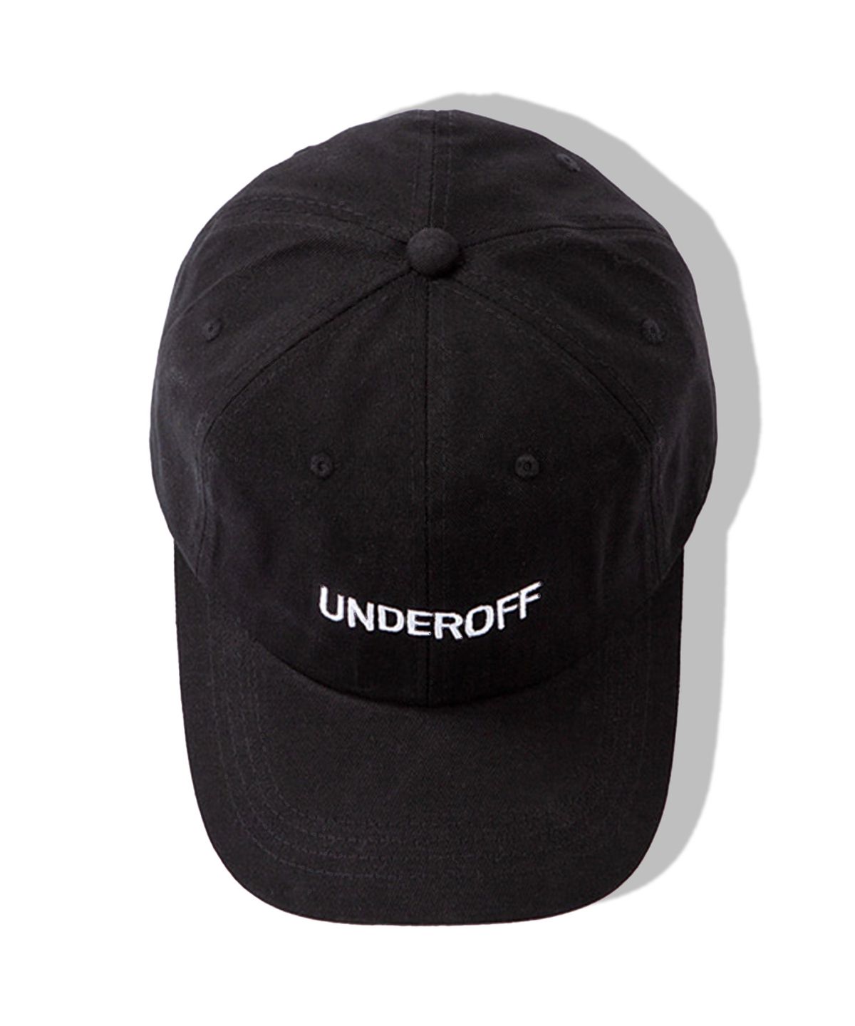 언더오프(UNDEROFF) 메인 로고 코튼 볼캡 레드