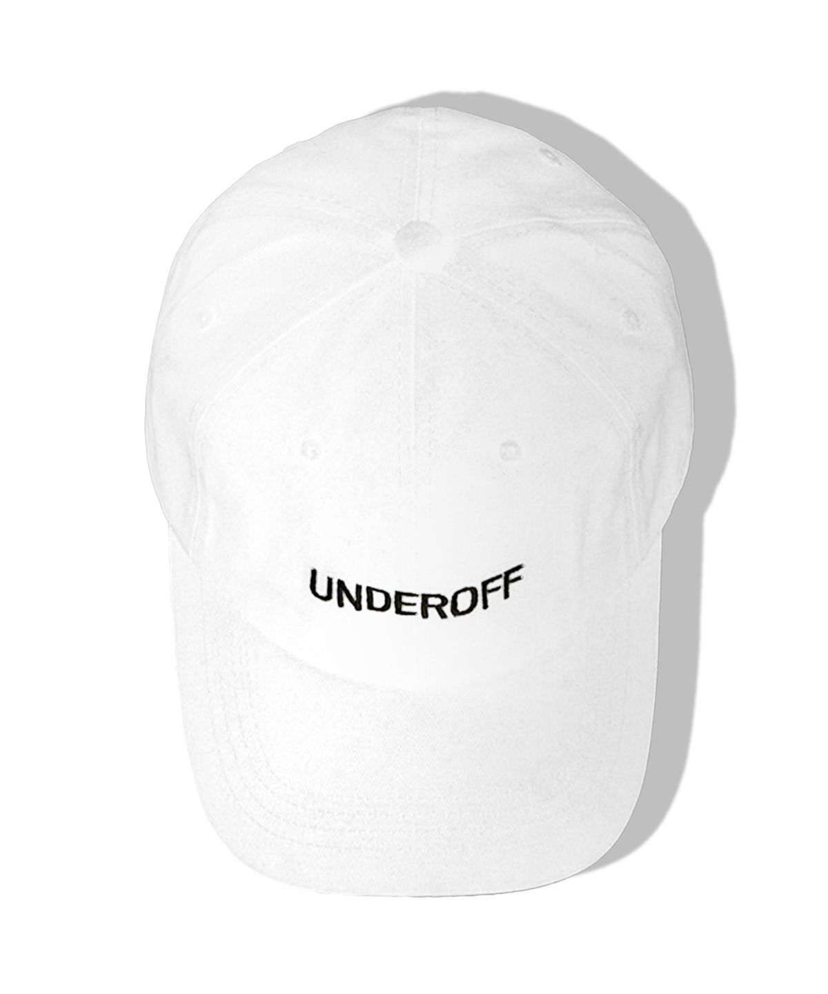 언더오프(UNDEROFF) 메인 로고 코튼 볼캡 레드