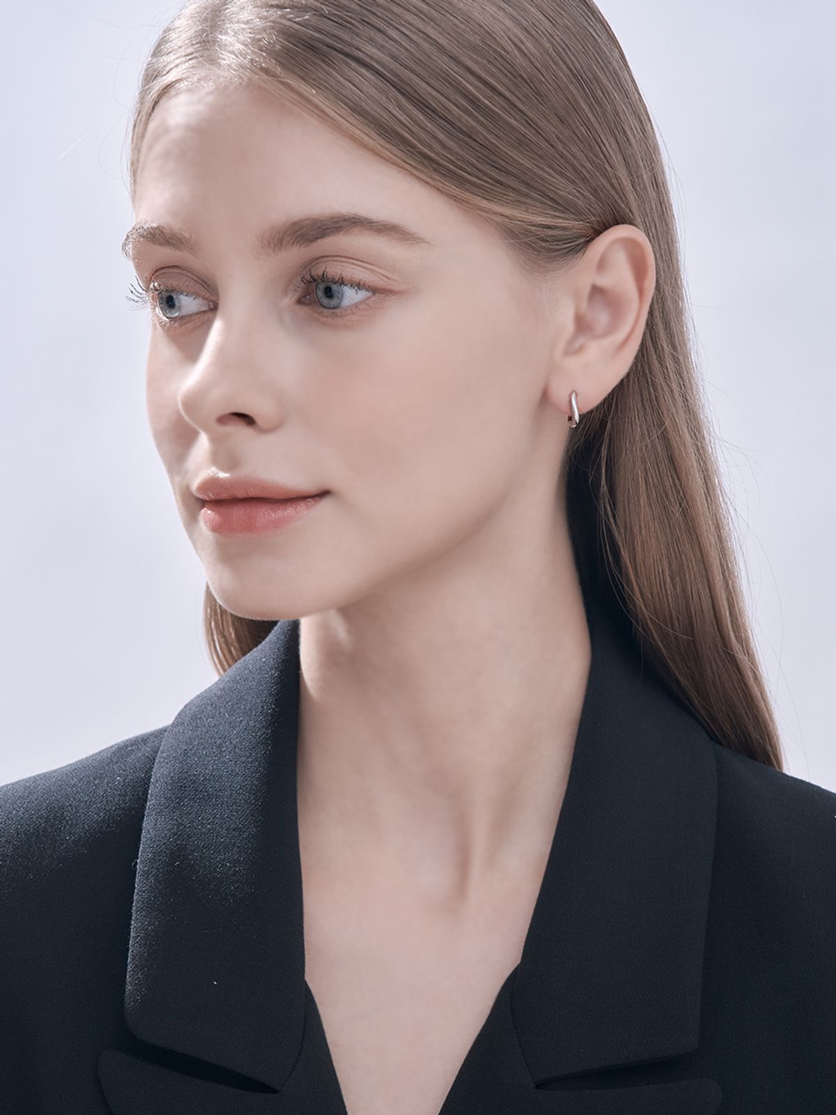 가이거주얼리(GEIGERJEWELRY) 웨이브 귀걸이 GISVEE120 (실버925 PIN)