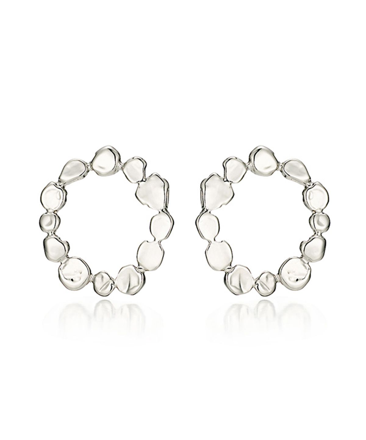 가이거주얼리(GEIGERJEWELRY) 코인 라운드 귀걸이 GISVEE063 (실버925 PIN)