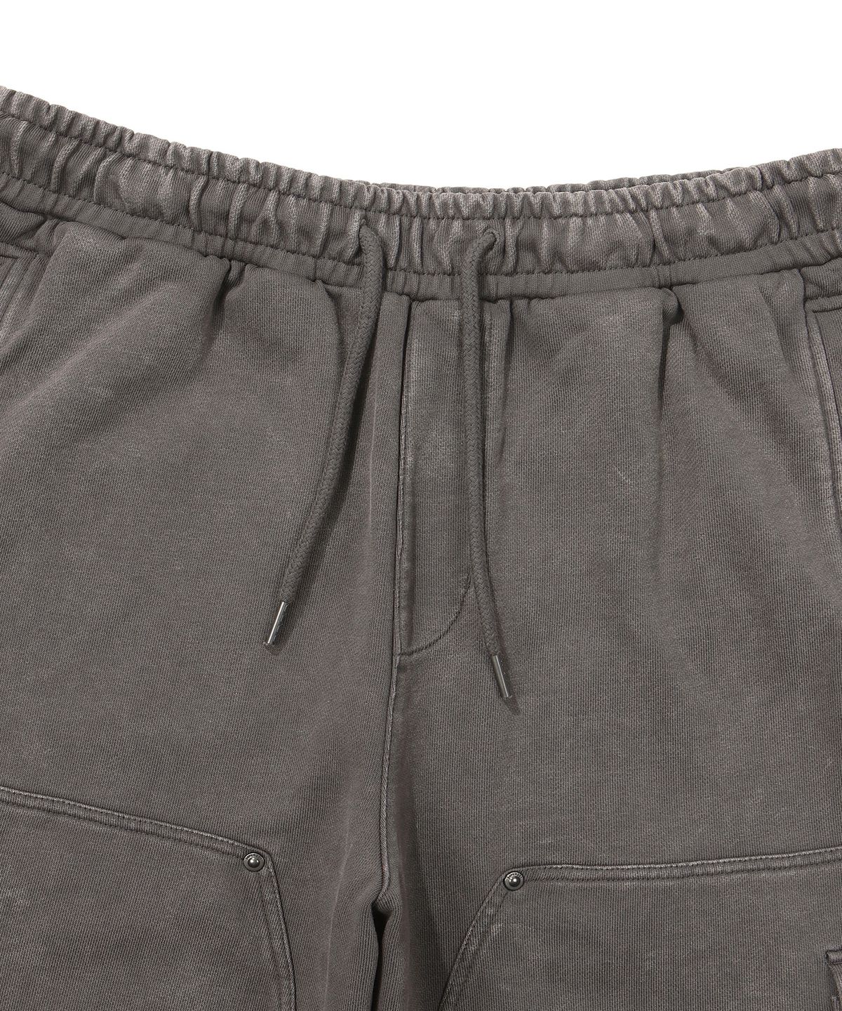 슈퍼드라이(SUPERDRY) 빈티지 가먼트 워싱 카고 스웻 팬츠 다크그레이