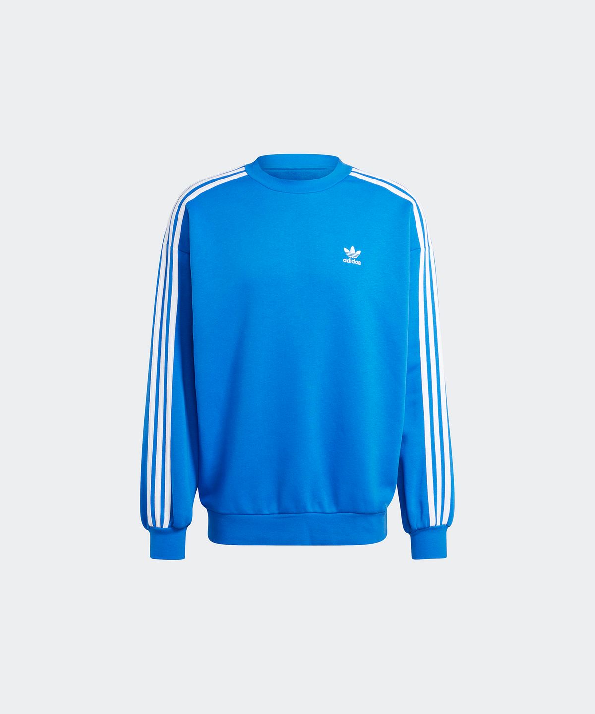아디다스(ADIDAS) 오버사이즈 크루 스웨트셔츠 - 블루 / IZ2479