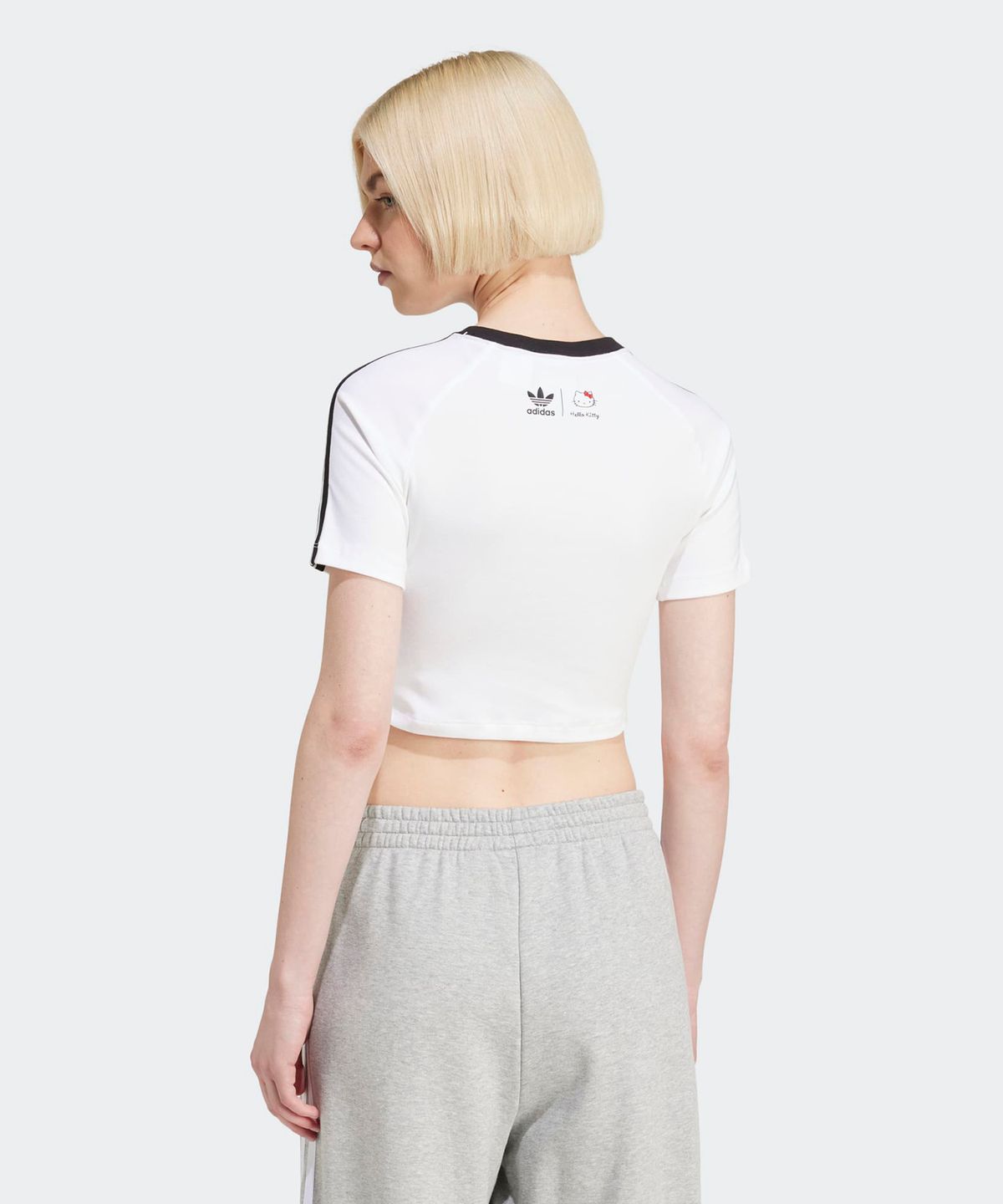 아디다스(ADIDAS) 아디다스 x 헬로키티 3S 베이비 티 - 화이트 / IX7879