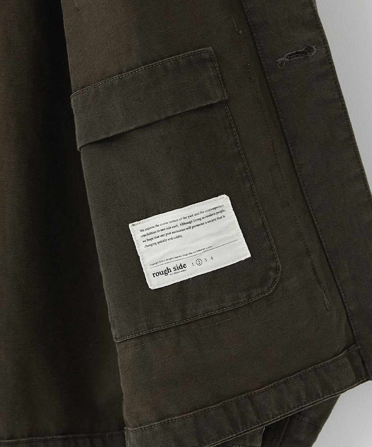 러프사이드(ROUGHSIDE) Comfort Jacket Bark