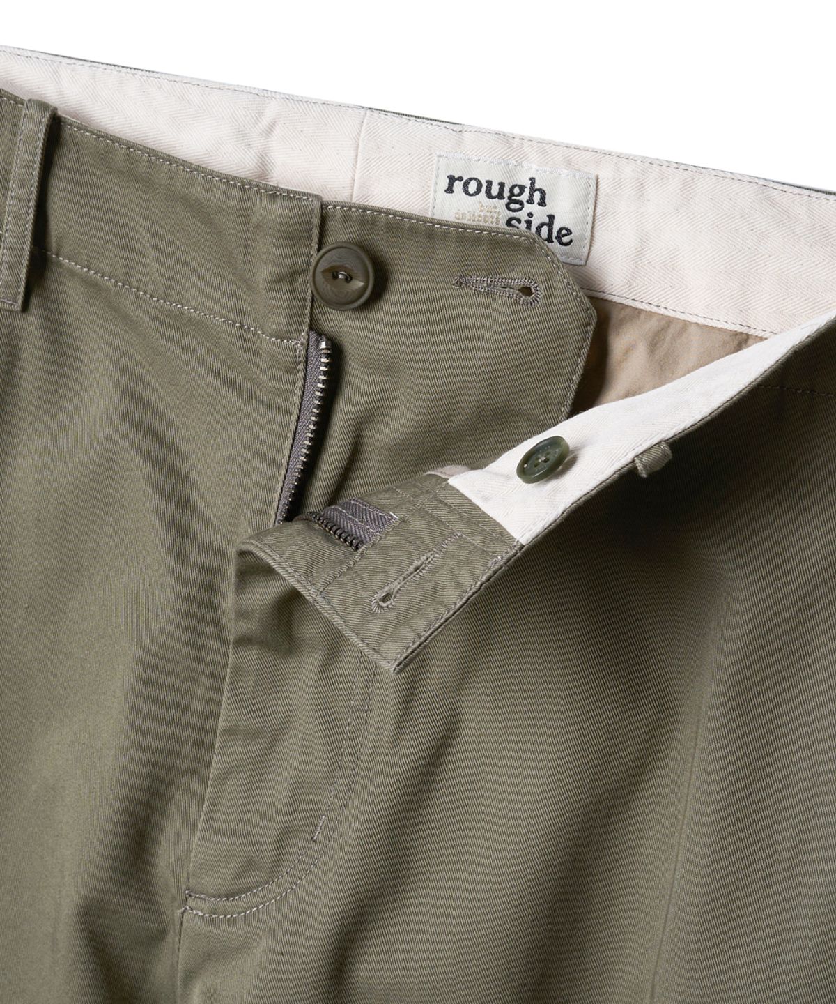 러프사이드(ROUGHSIDE) Regular Chino Pants Mud
