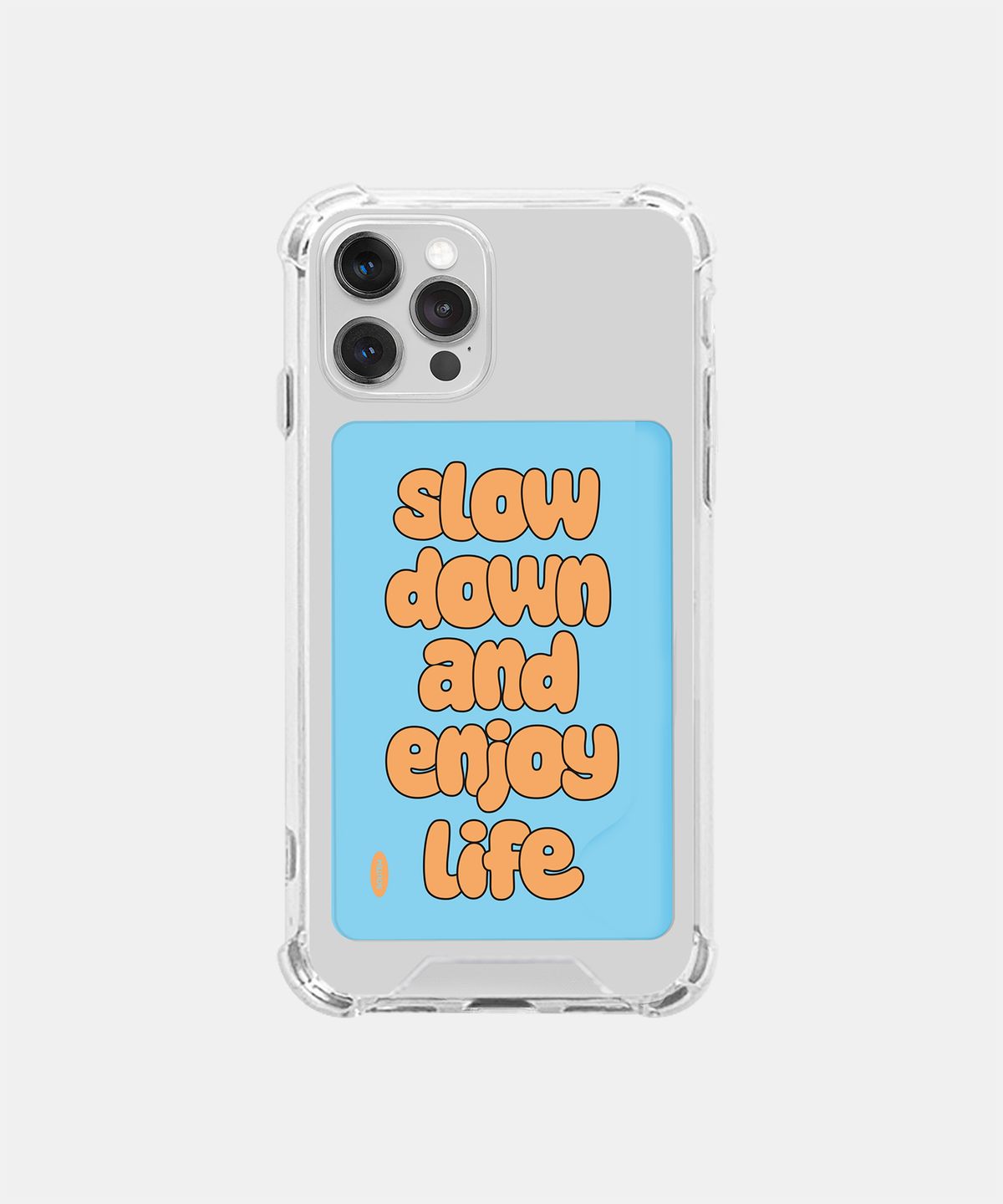 소유템(SOUTEM) Slow Down Card Phone Case_Clear