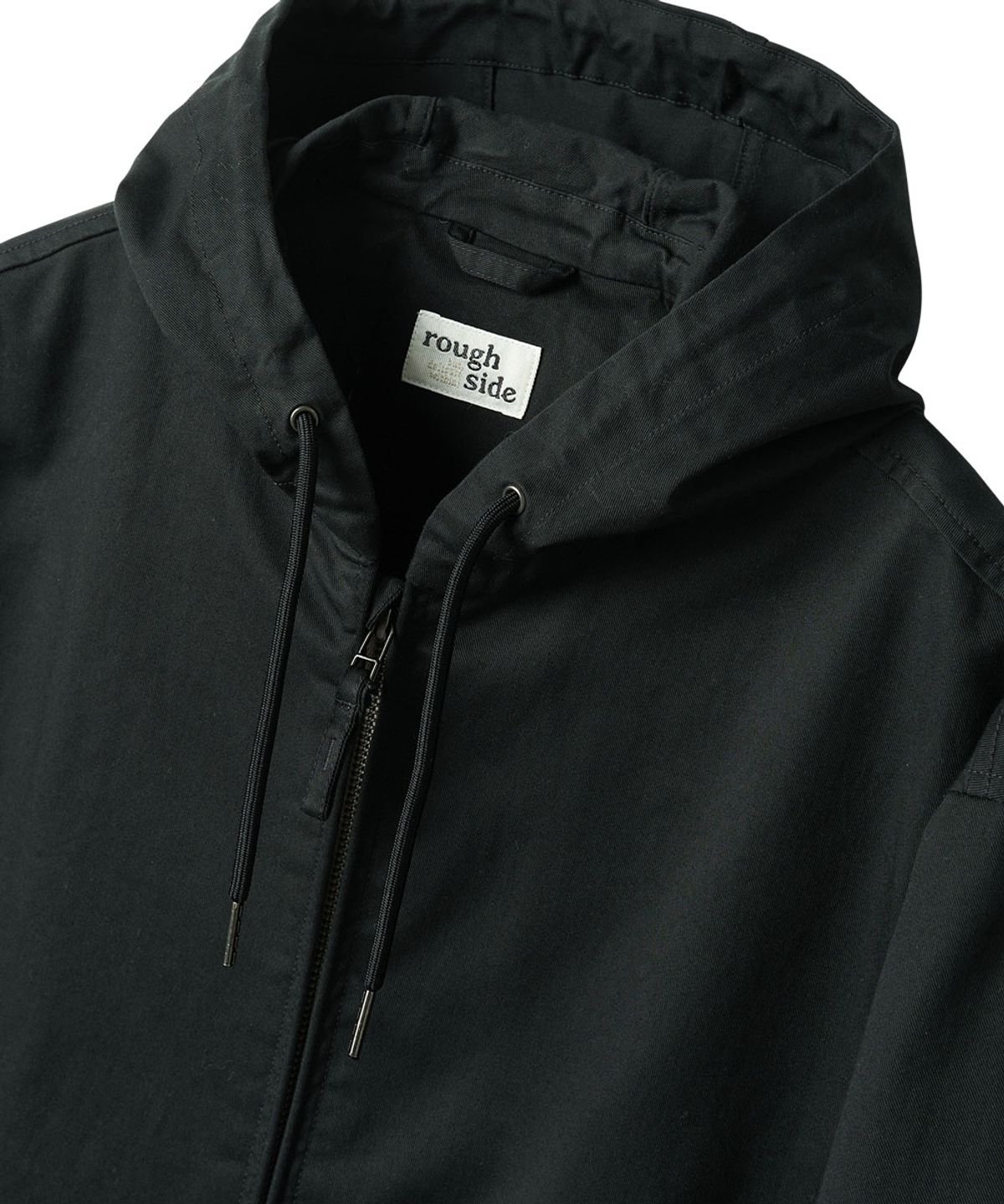 러프사이드(ROUGHSIDE) Hill Parka Ash Black