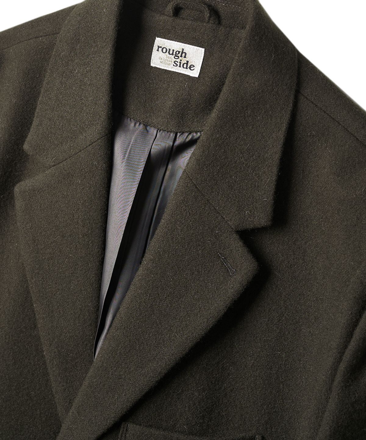 러프사이드(ROUGHSIDE) Reporter Jacket Dark Brown