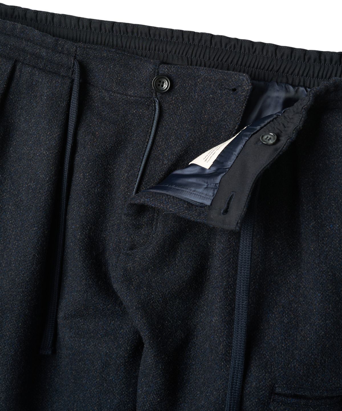 러프사이드(ROUGHSIDE) Wool Field Pants Dark Navy