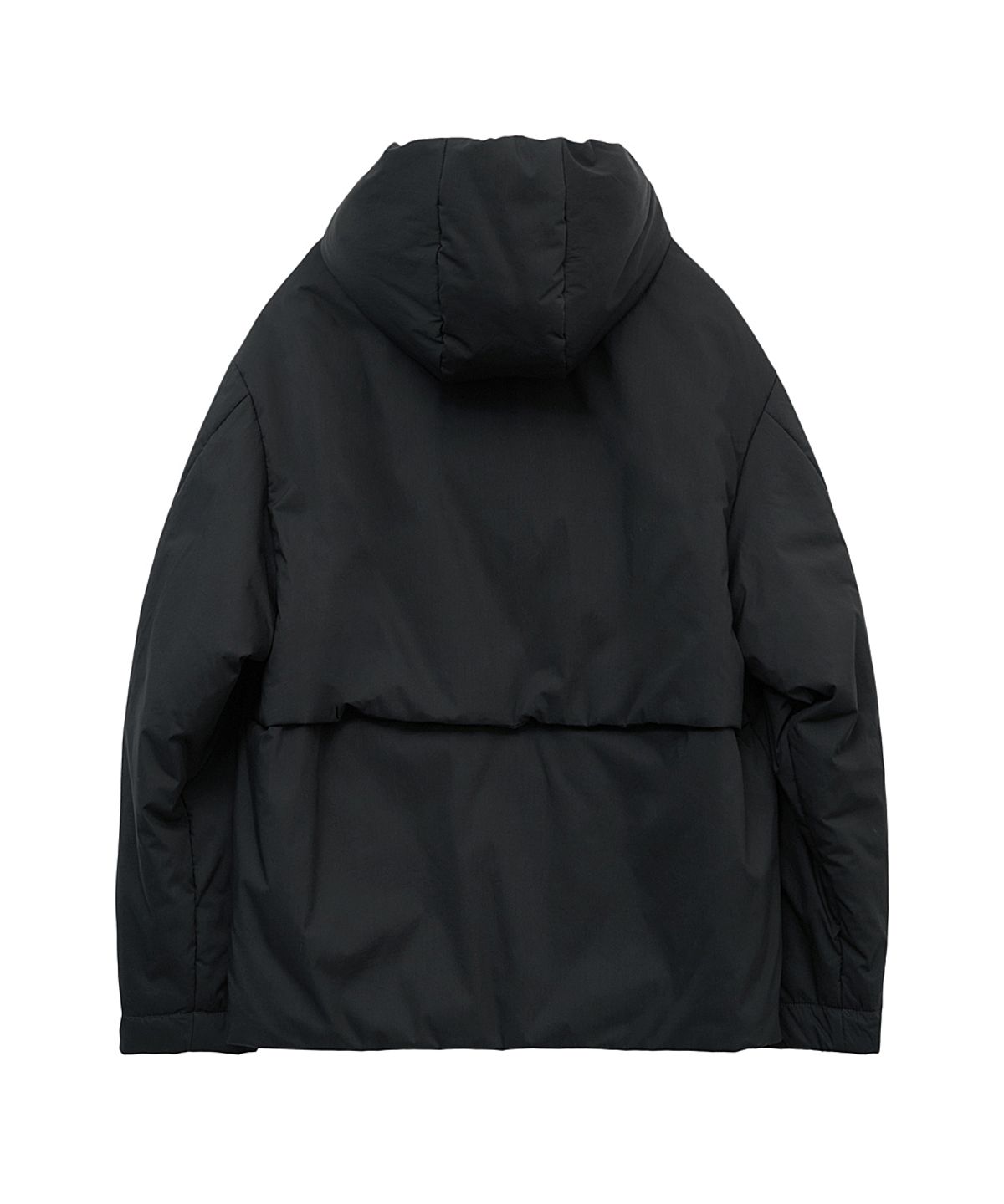 러프사이드(ROUGHSIDE) Insulation Hooded Parka Ash Black