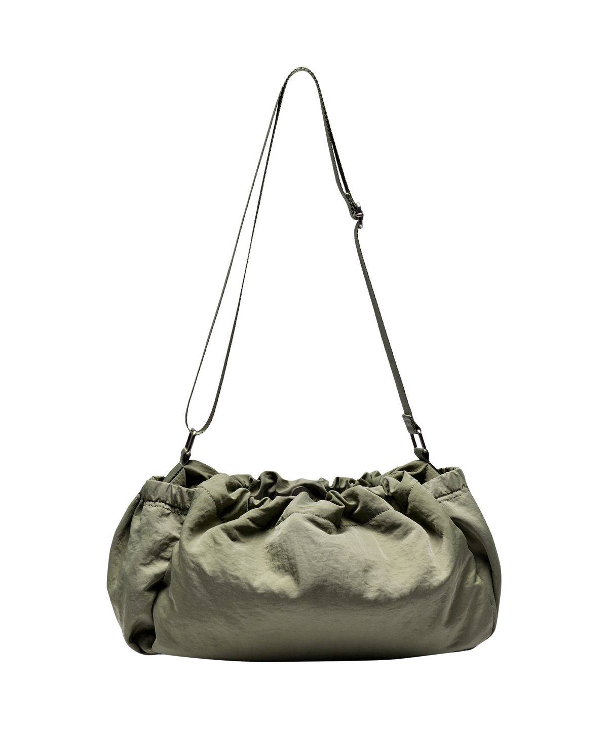 아메스 월드와이드(AMES-WORLDWIDE) DRAWSTRING CROSS BAG KHAKI