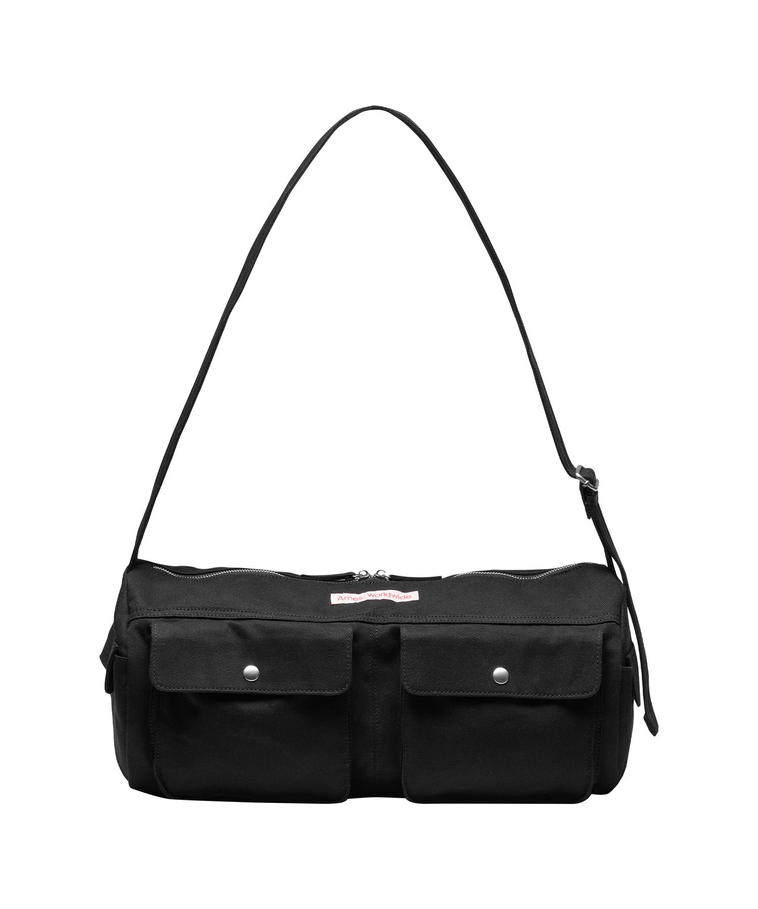 ★AMES-WORLDWIDE★TWO POCKET COTTON DUFFLE BAG KHAKI★正規品 ☆TXT ヨンジュン / NCT ドヨン 着用！！【AMES-WORLDWIDE】TWO
