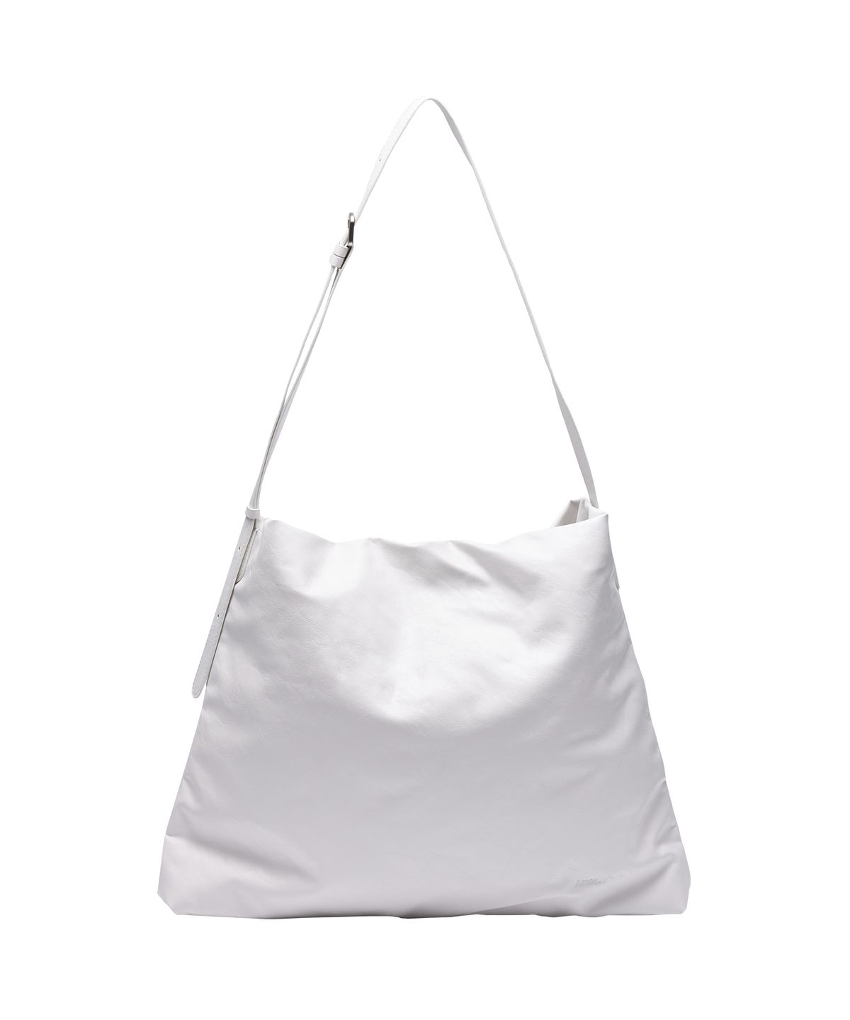 아메스 월드와이드(AMES-WORLDWIDE) SOFT LEATHER LARGE BAG IVORY