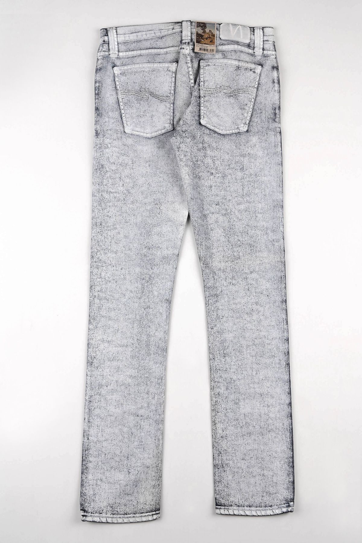 누디진(NUDIEJEANS) Tube Tom White Painted_111550