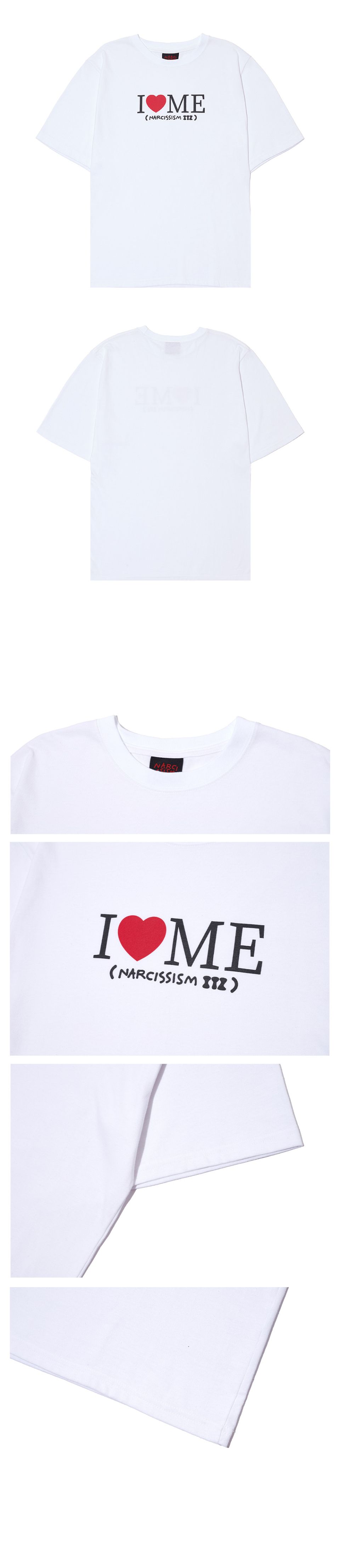 MUSINSA | ITZAVIBE NARCISSISM&ITZ* I LOVE ME T SHIRT
