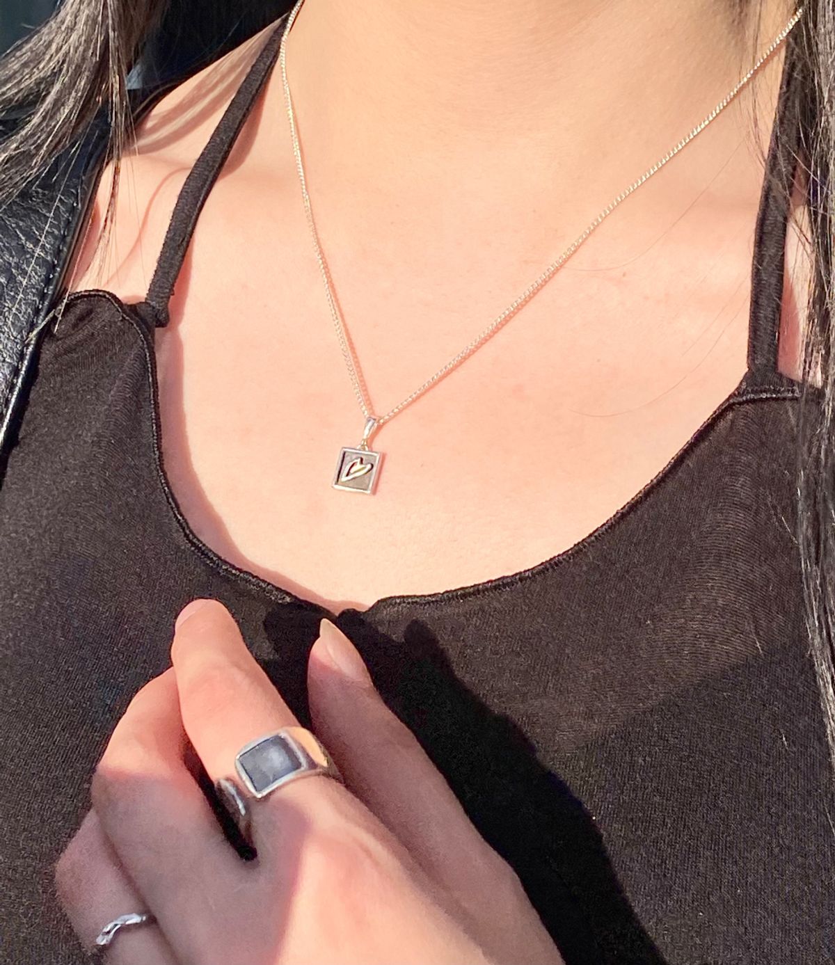외사랑(OESALANG) OSL logo play necklace part.2