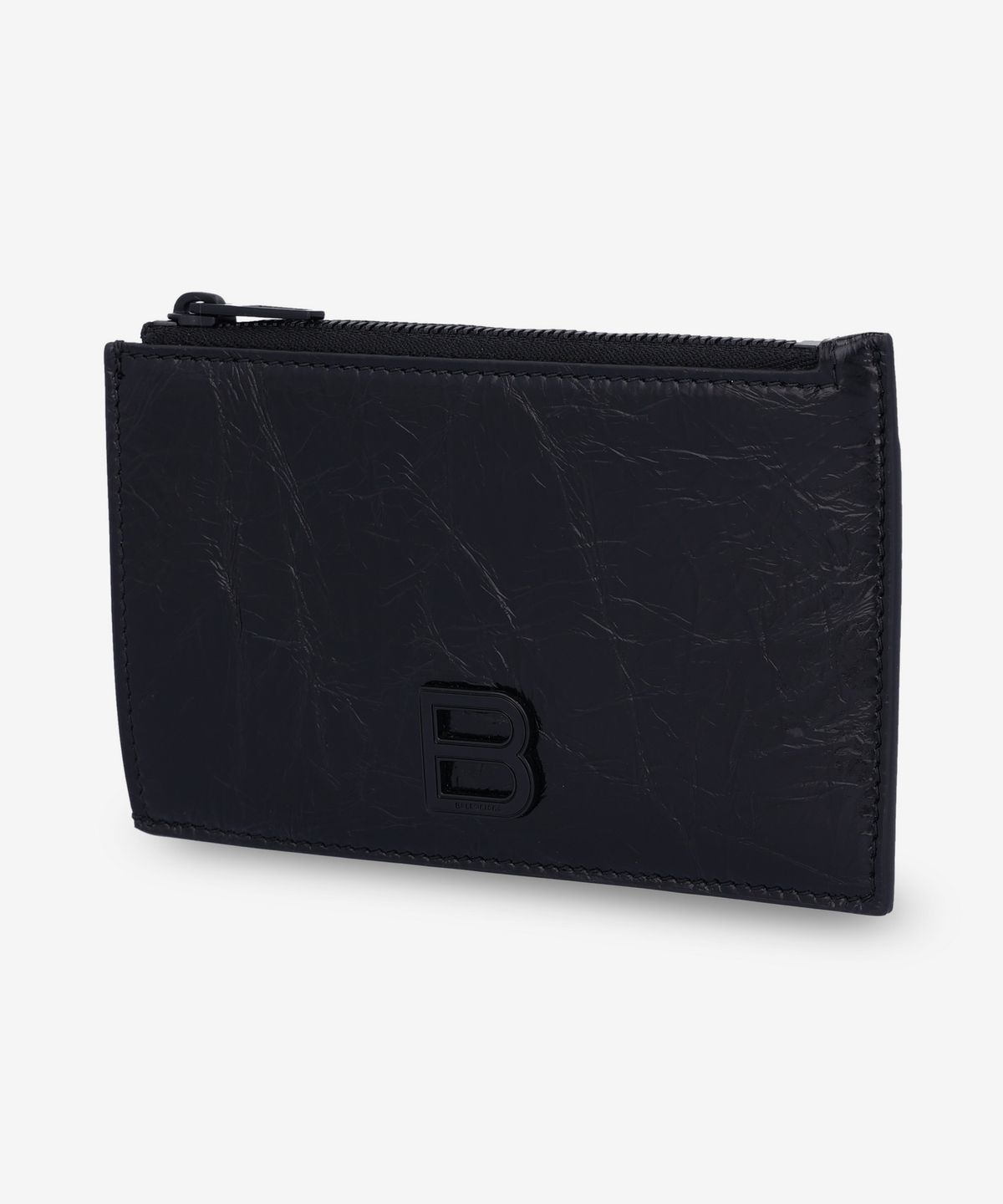 발렌시아가(BALENCIAGA) 크러쉬 롱 코인 카드 홀더 - 블랙 / 7664652AA651000