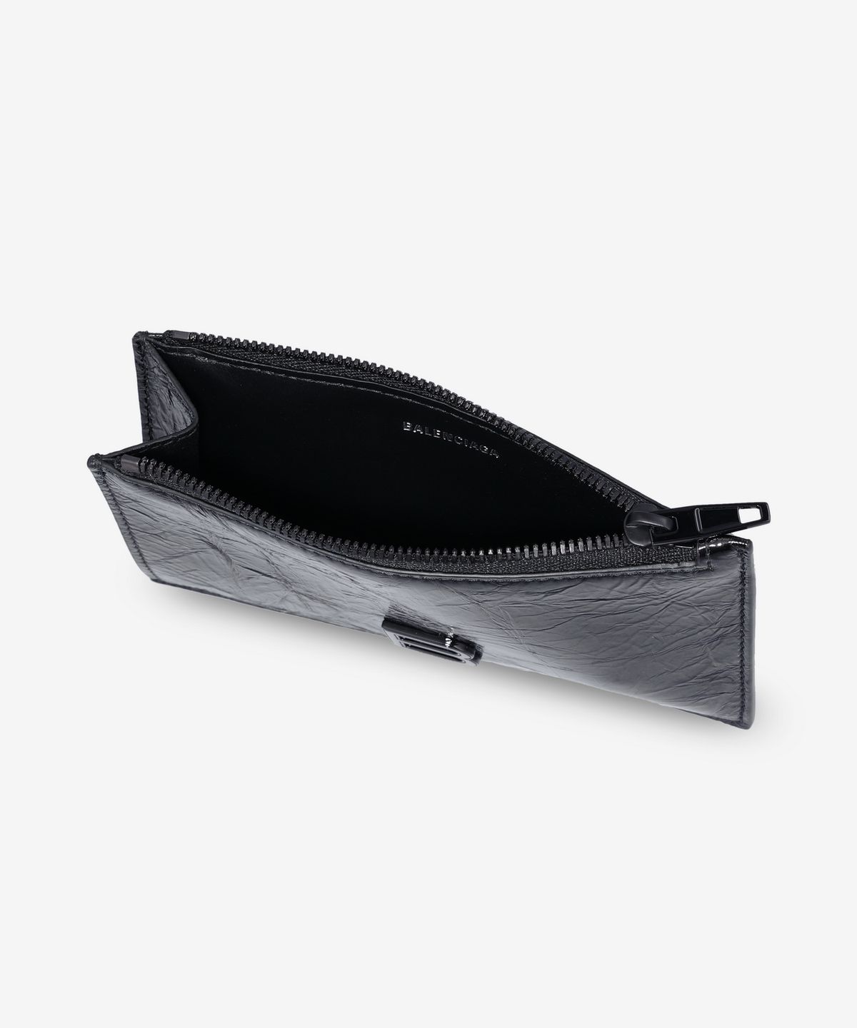 발렌시아가(BALENCIAGA) 크러쉬 롱 코인 카드 홀더 - 블랙 / 7664652AA651000