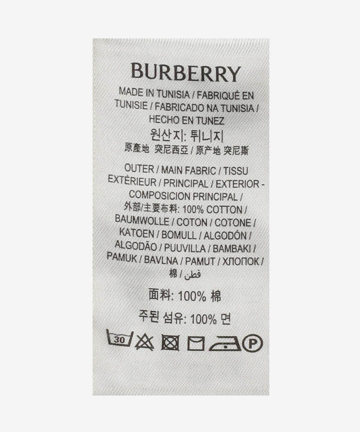 버버리(BURBERRY) 체크 코튼 레귤러핏 셔츠 - 네이비 / 8073215