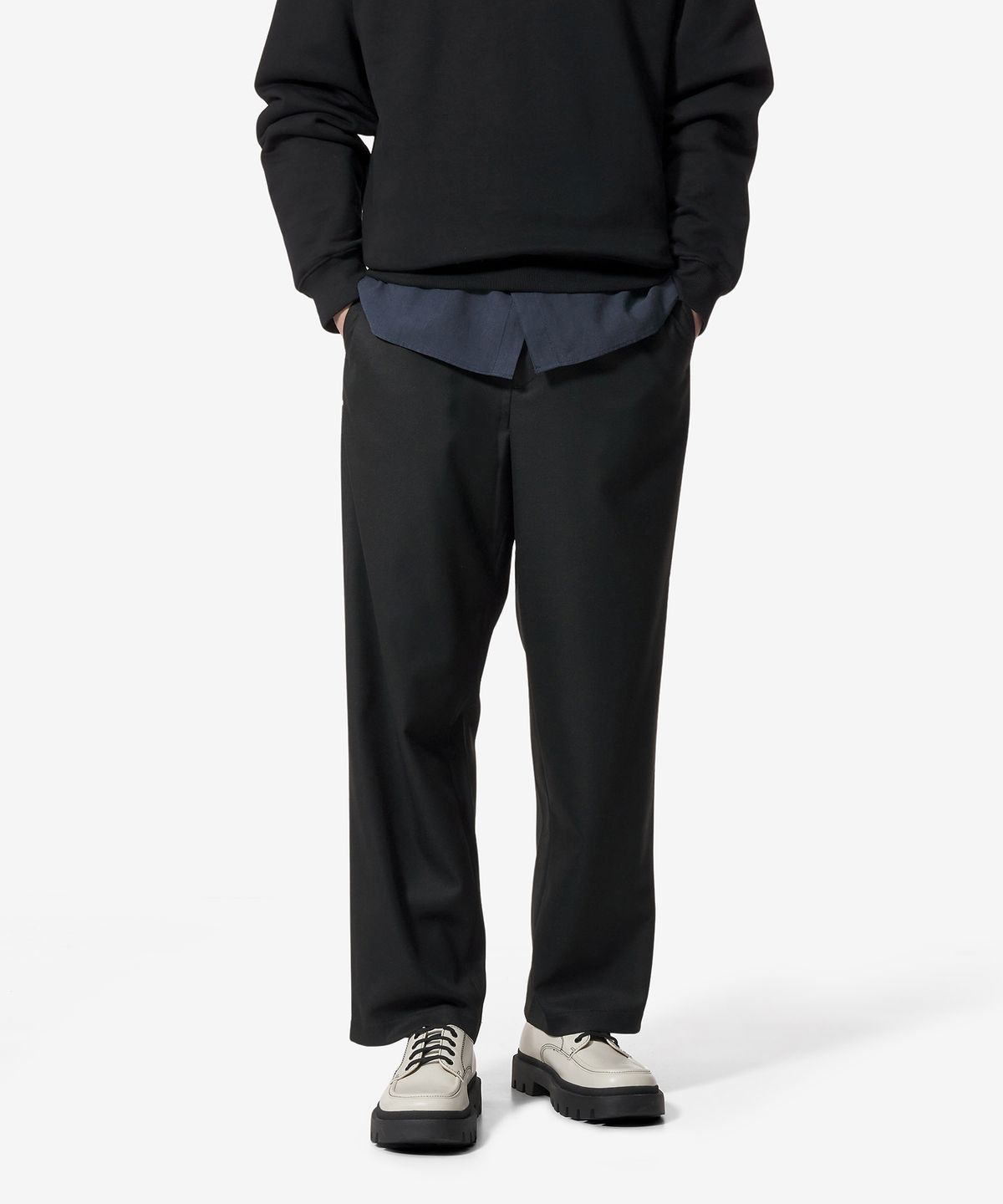 디파트먼트 파이브(DEPARTMENT FIVE) 치노 루즈 팬츠 - 블랙 / UP5132TS0137000999