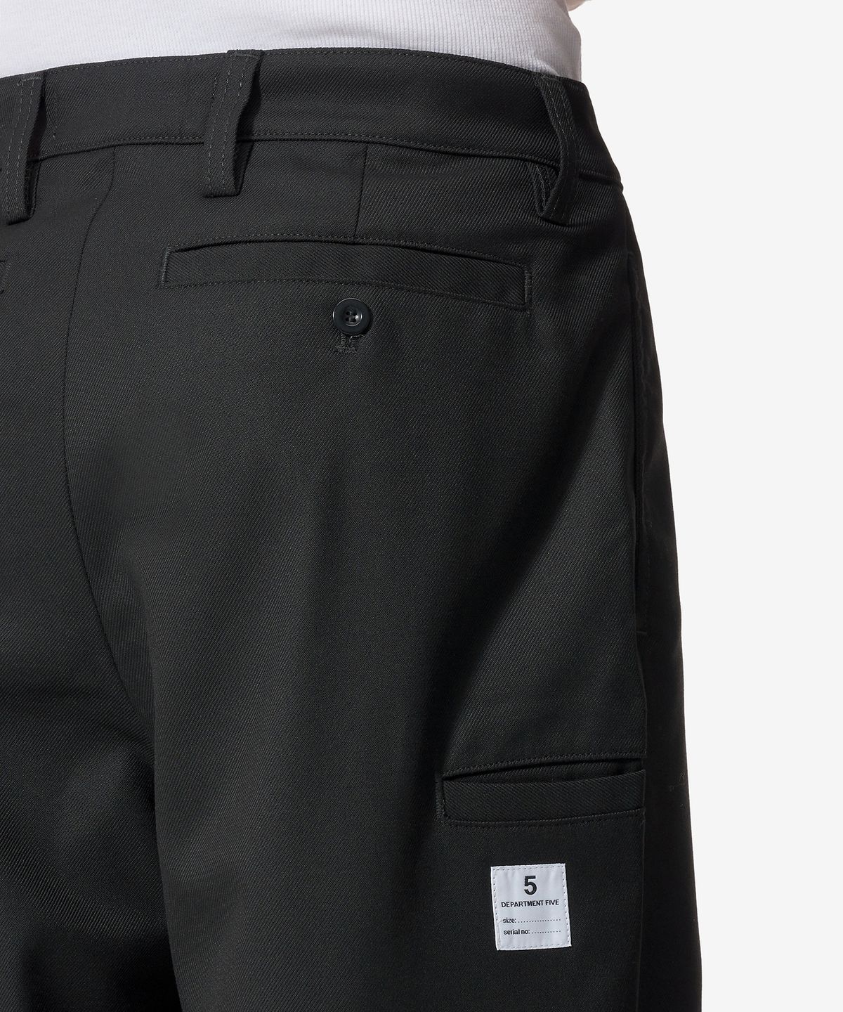 디파트먼트 파이브(DEPARTMENT FIVE) 치노 루즈 팬츠 - 블랙 / UP5132TS0137000999
