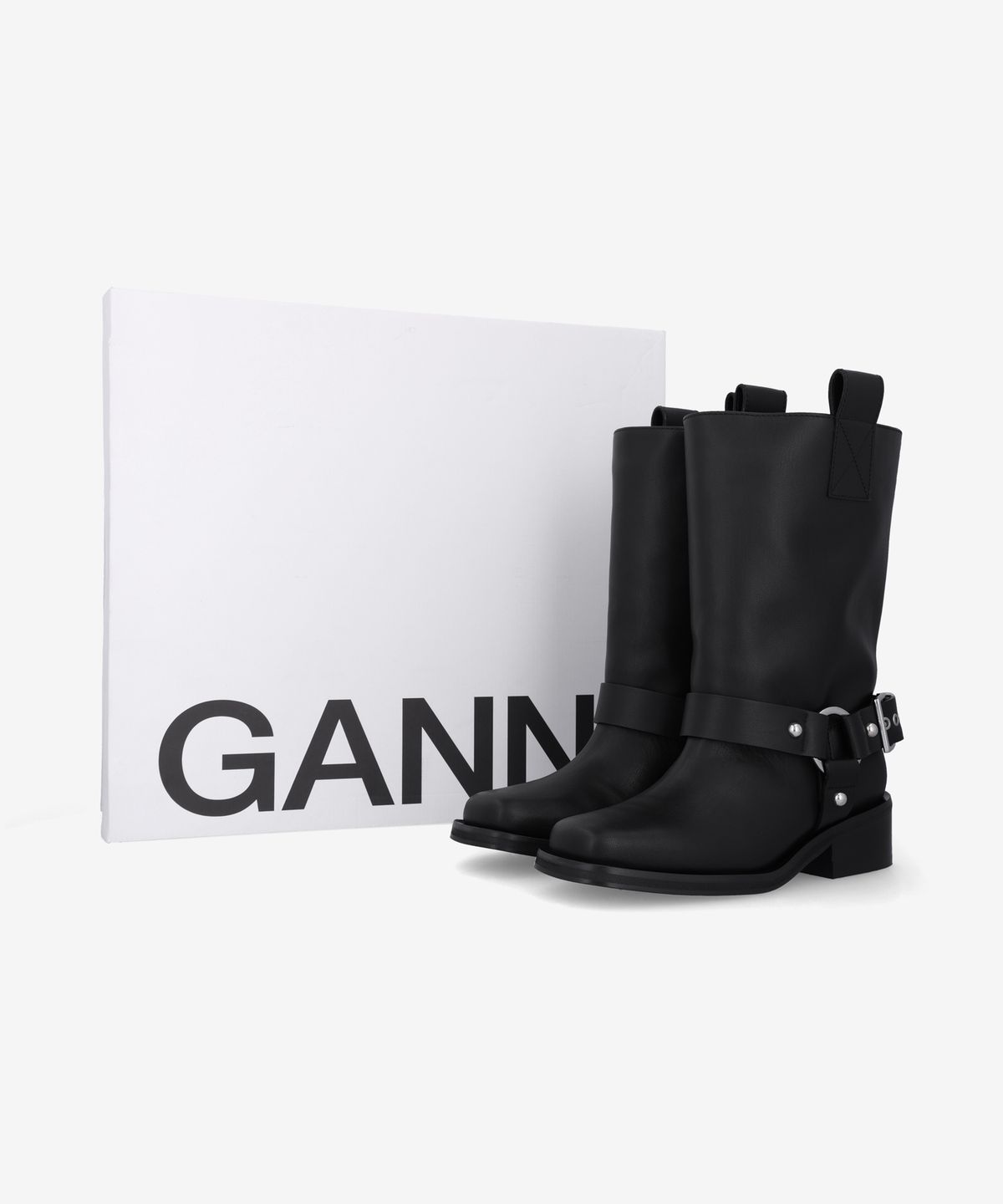 가니(GANNI) 바이커 부츠 - 블랙 / S2275099