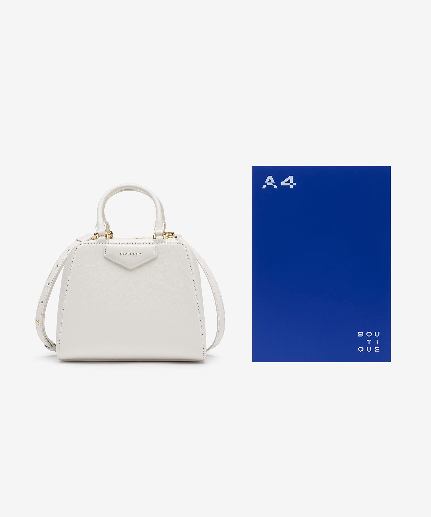 MUSINSA | GIVENCHY Mini Antigona Cube Tote Bag - Ivory