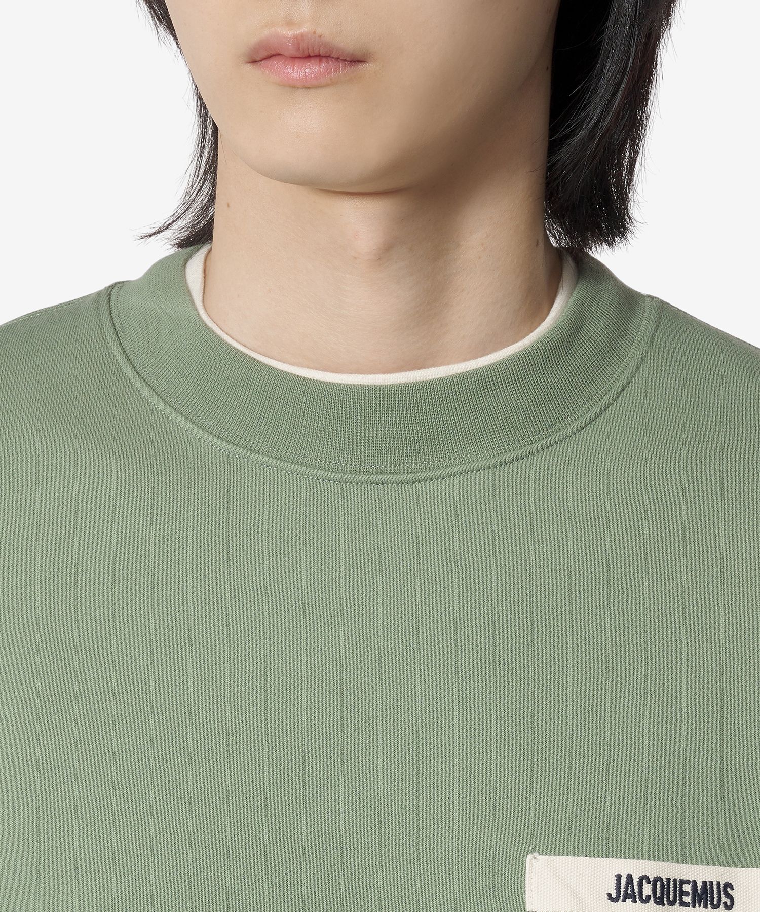 ★JACQUEMUS★ Le Sweatshirt Grosgrain Man to Man Pale Green MUSINSA | JACQUEMUS Le Sweatshirt Grosgrain Man to Man
