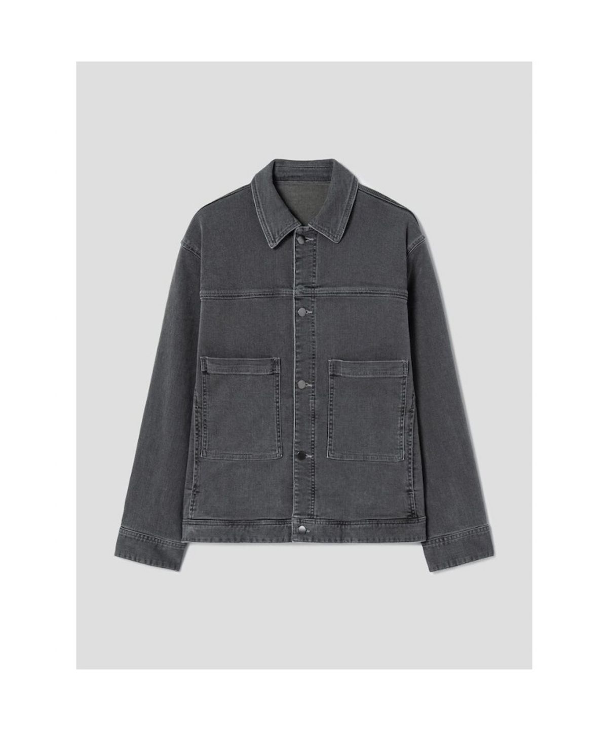 시프트지(SHIFT.G) Mallet Denim Trucker Jacket Grey