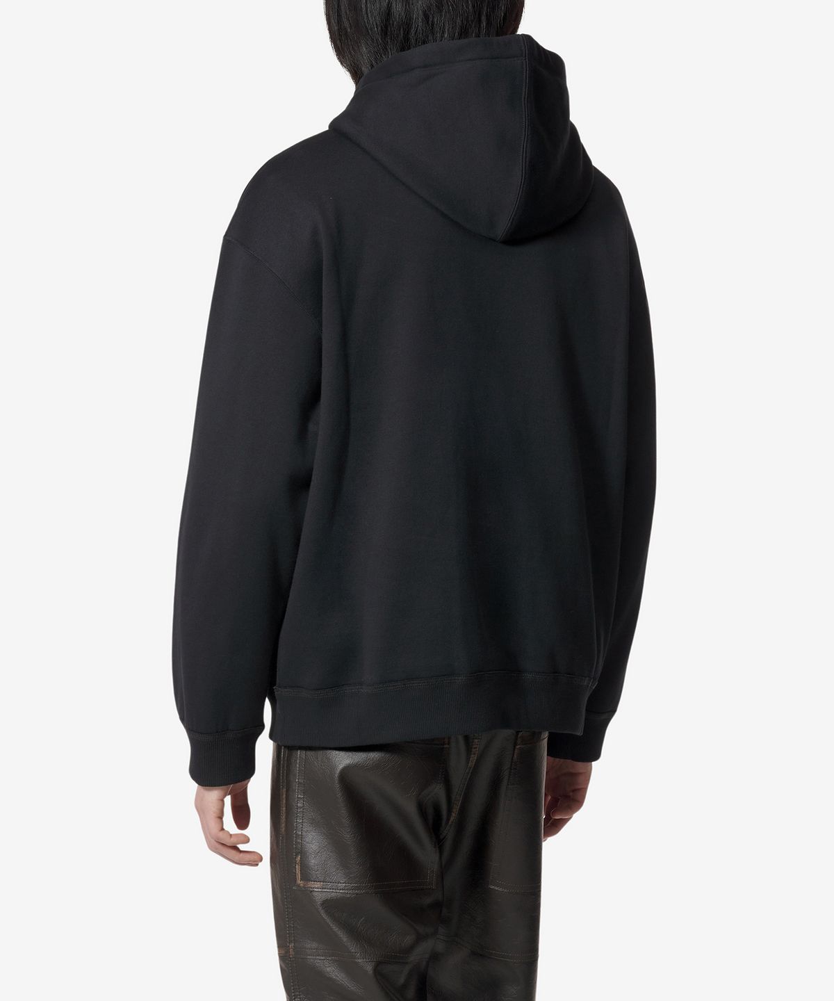 발렌티노(VALENTINO) VLTN 세미 오버핏 후드 - 블랙 / 5V3MF14F3TV0NO