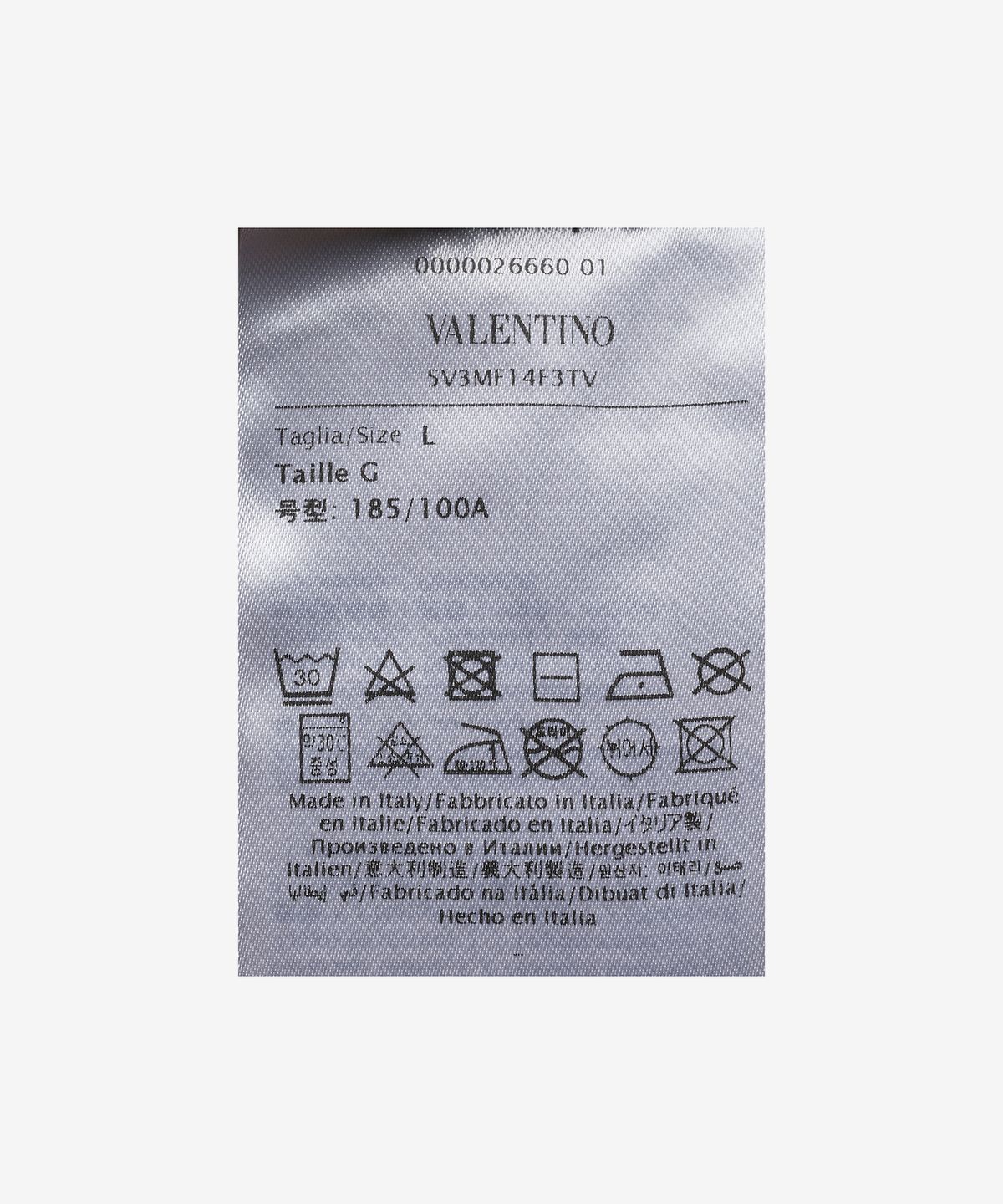발렌티노(VALENTINO) VLTN 세미 오버핏 후드 - 블랙 / 5V3MF14F3TV0NO
