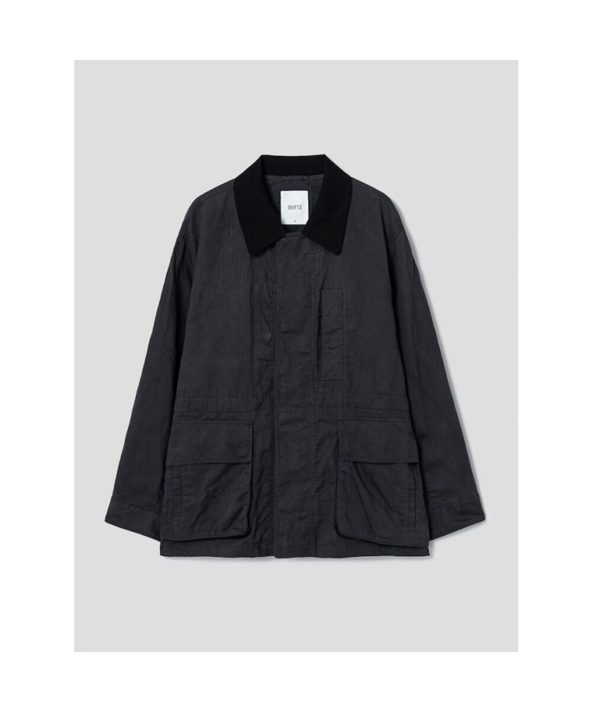 시프트지(SHIFT.G) Overfit Cotton Field Jacket Ash