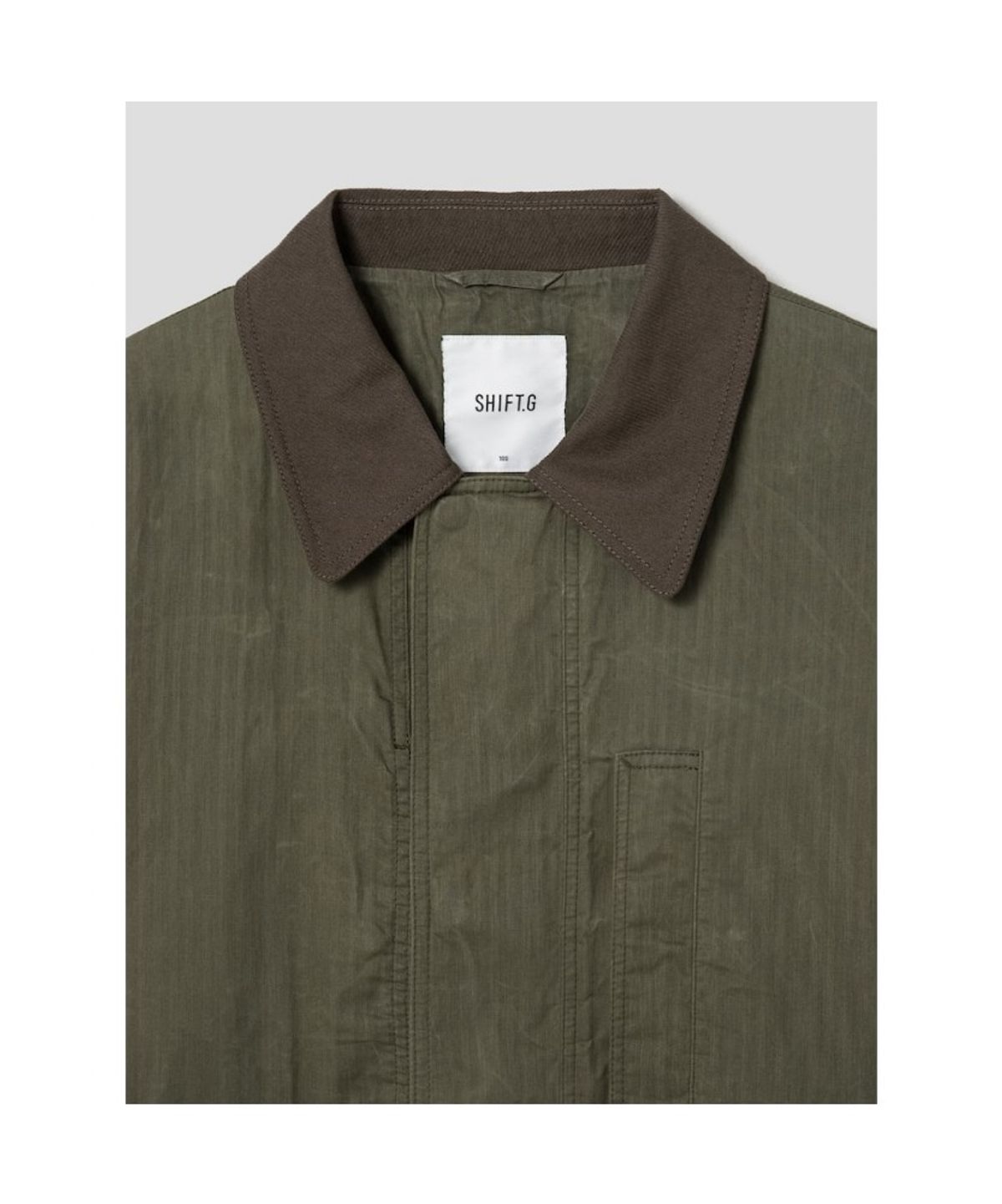 시프트지(SHIFT.G) Overfit Cotton Field Jacket Khaki
