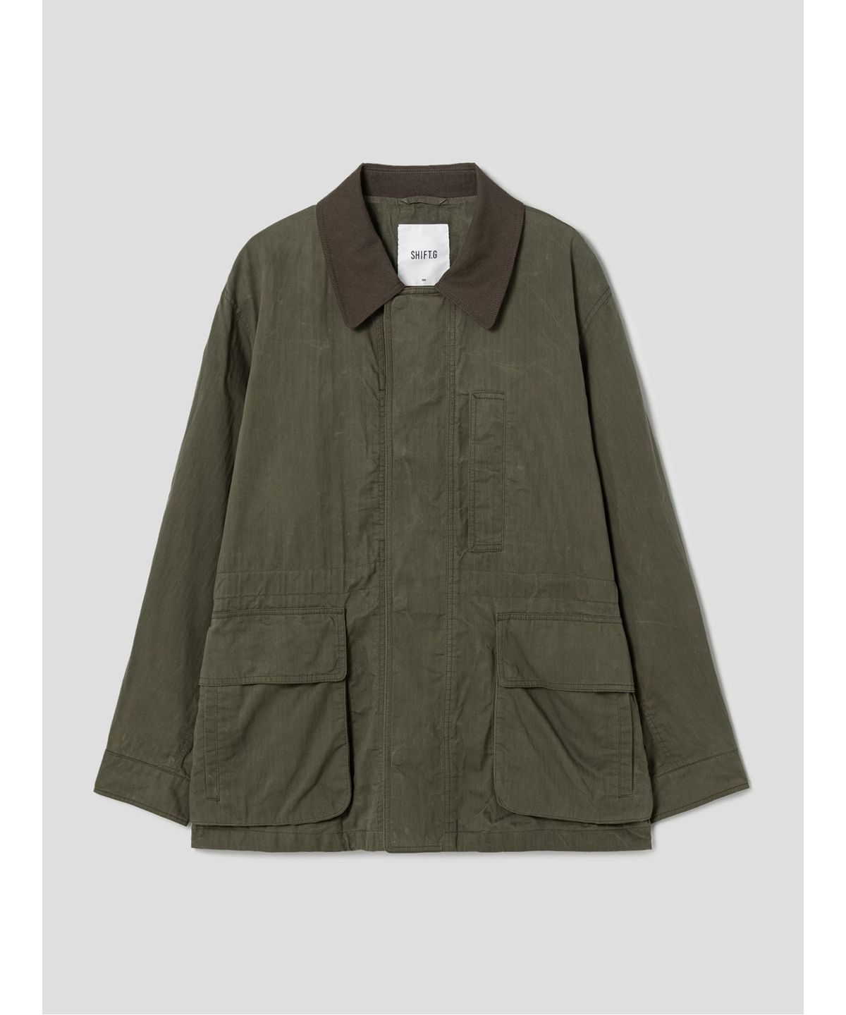 시프트지(SHIFT.G) Overfit Cotton Field Jacket Khaki