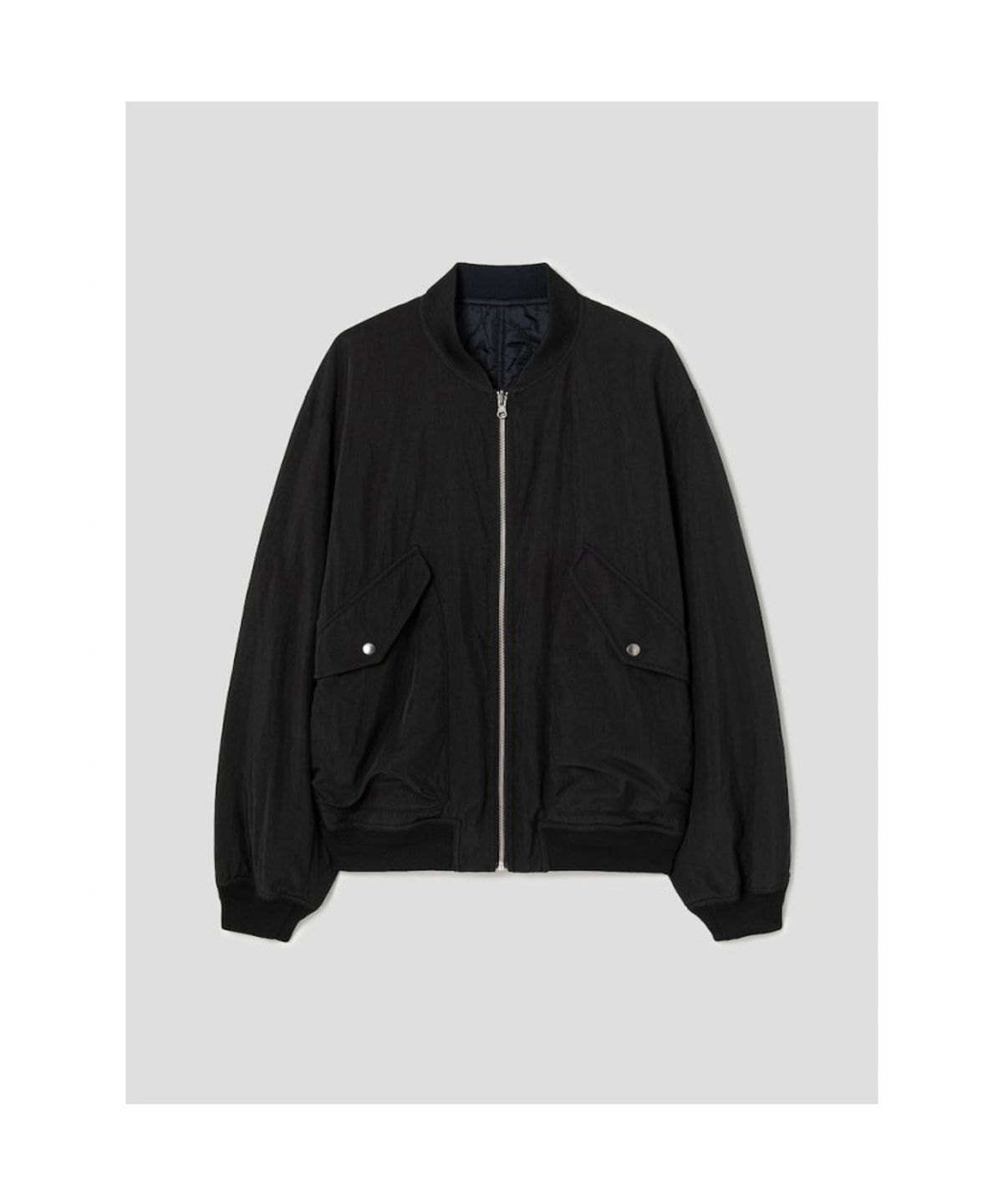 시프트지(SHIFT.G) Reversible Aviator Jumper Black