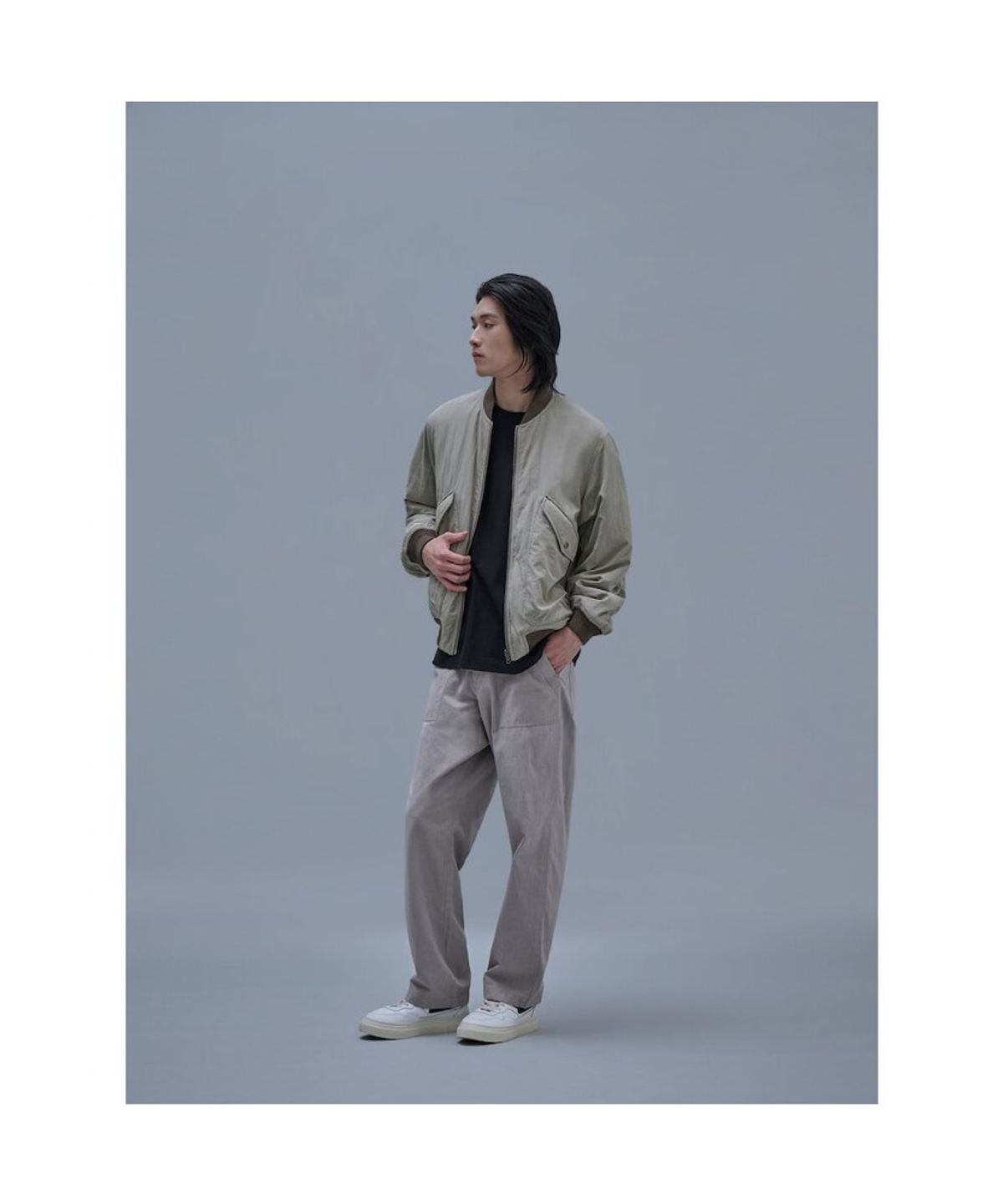 시프트지(SHIFT.G) Reversible Aviator Jumper Beige
