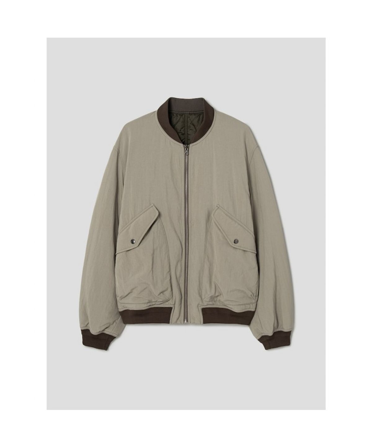 시프트지(SHIFT.G) Reversible Aviator Jumper Beige