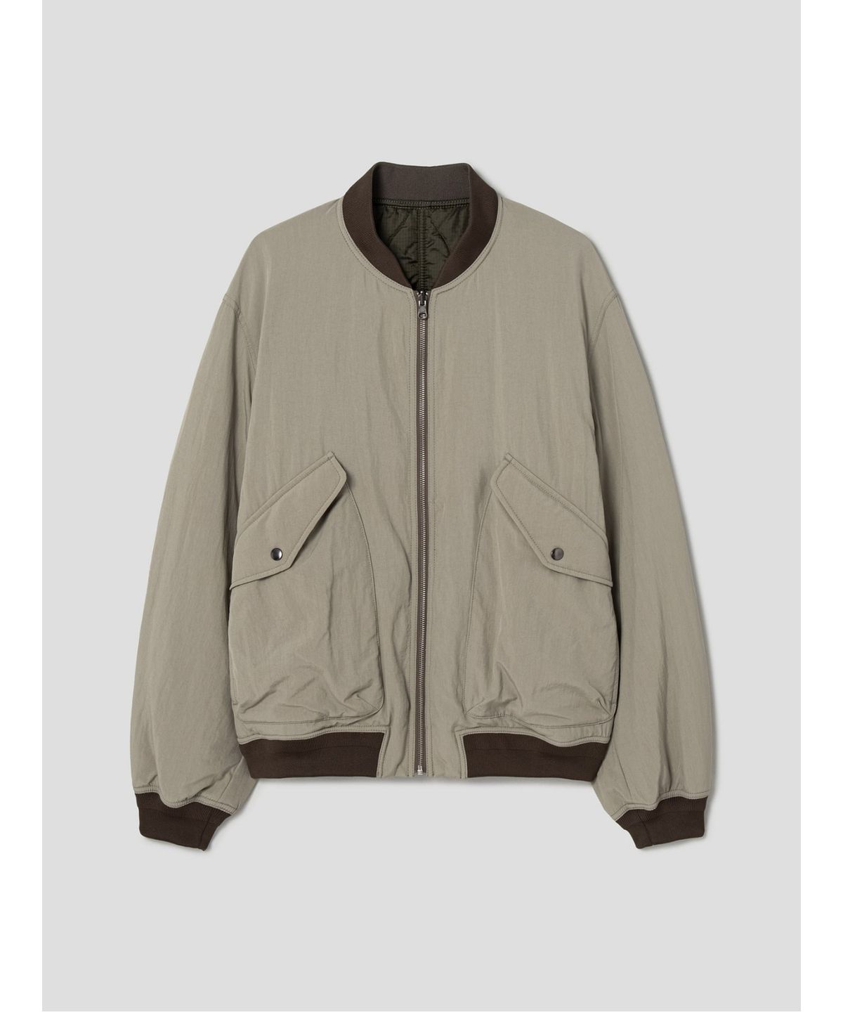 시프트지(SHIFT.G) Reversible Aviator Jumper Beige