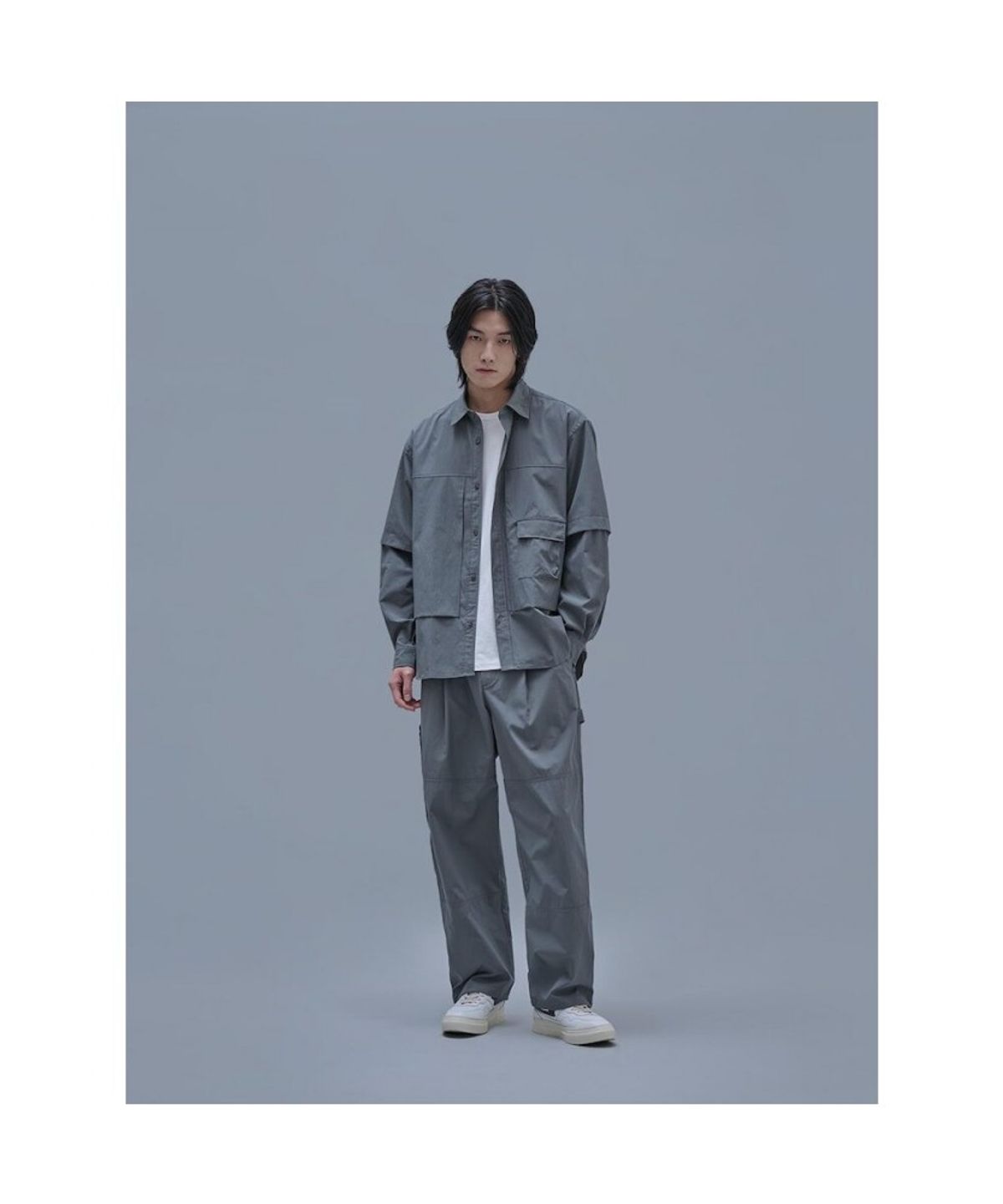 시프트지(SHIFT.G) Utility Shirts(Setup) Khaki