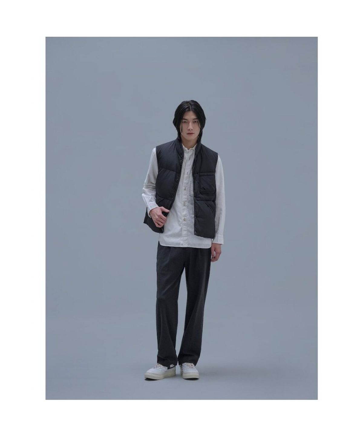 시프트지(SHIFT.G) Ordinary OneTuck Slacks Ash