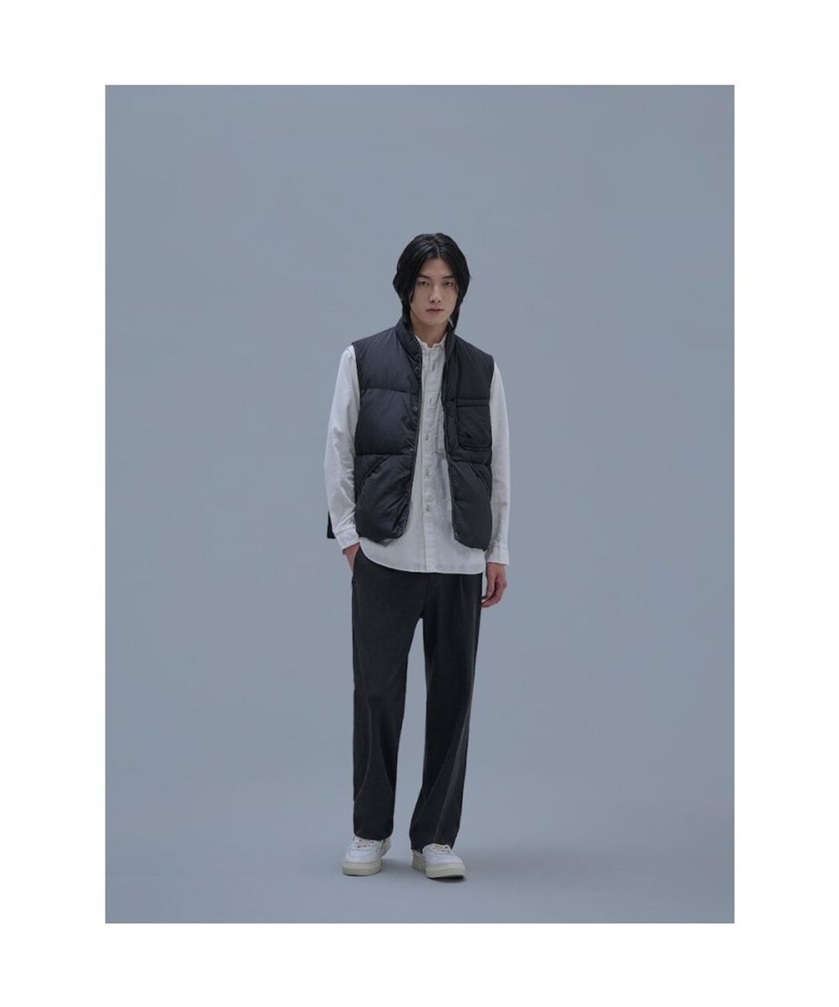 시프트지(SHIFT.G) Ordinary OneTuck Slacks Ash
