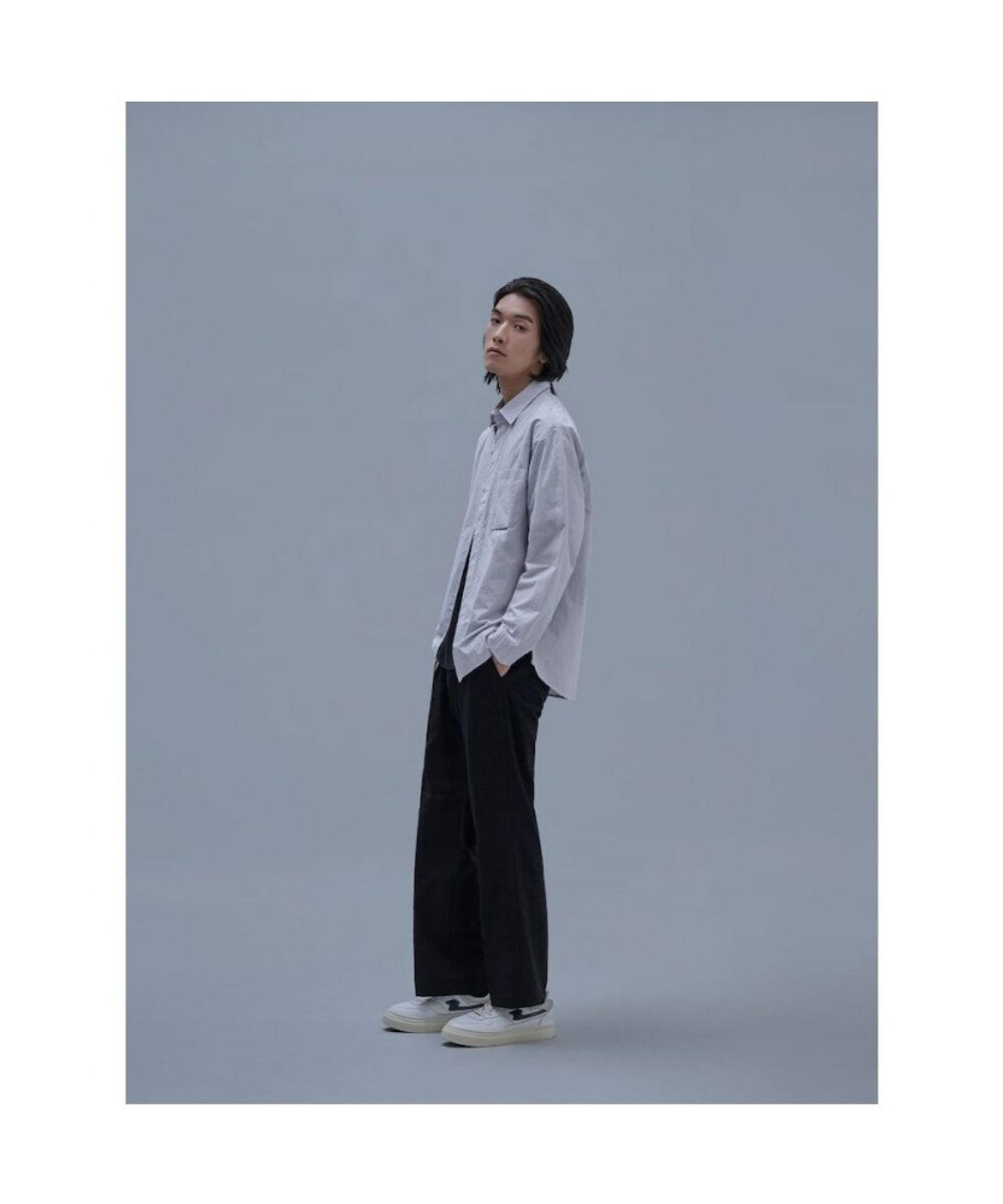 시프트지(SHIFT.G) Ordinary OneTuck Slacks Black