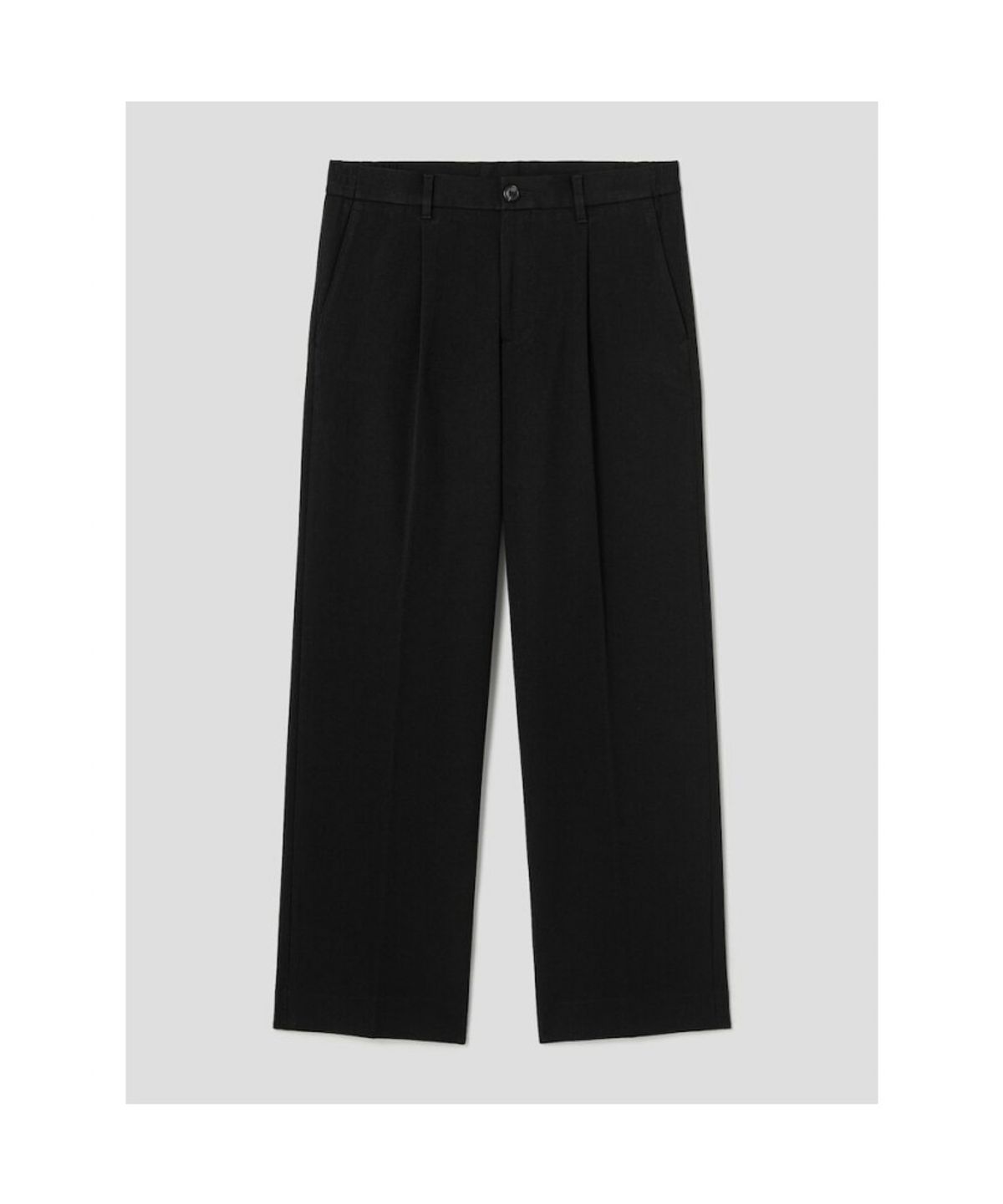 시프트지(SHIFT.G) Ordinary OneTuck Slacks Black