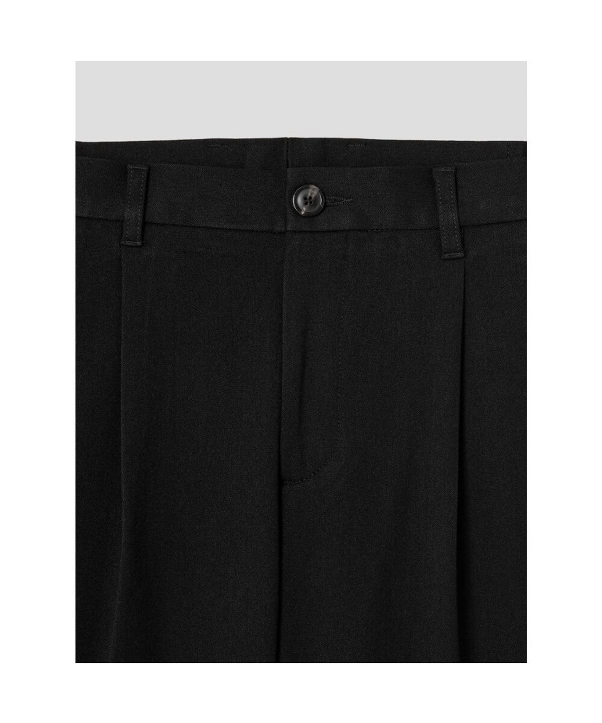 시프트지(SHIFT.G) Ordinary OneTuck Slacks Black